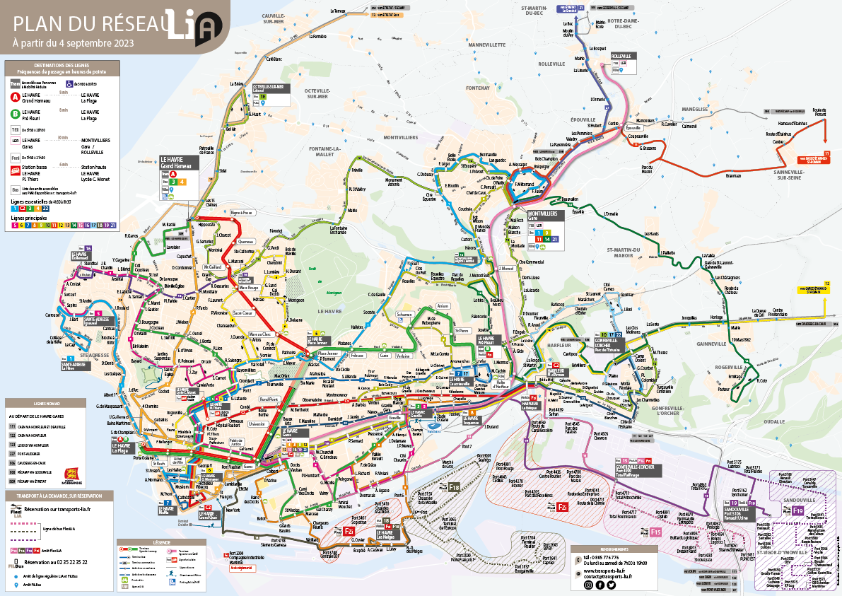 Réseau de transport du Havre