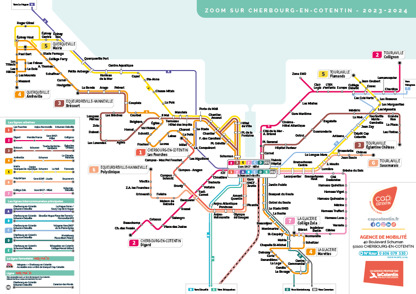 Cherbourg - Plan Schématique