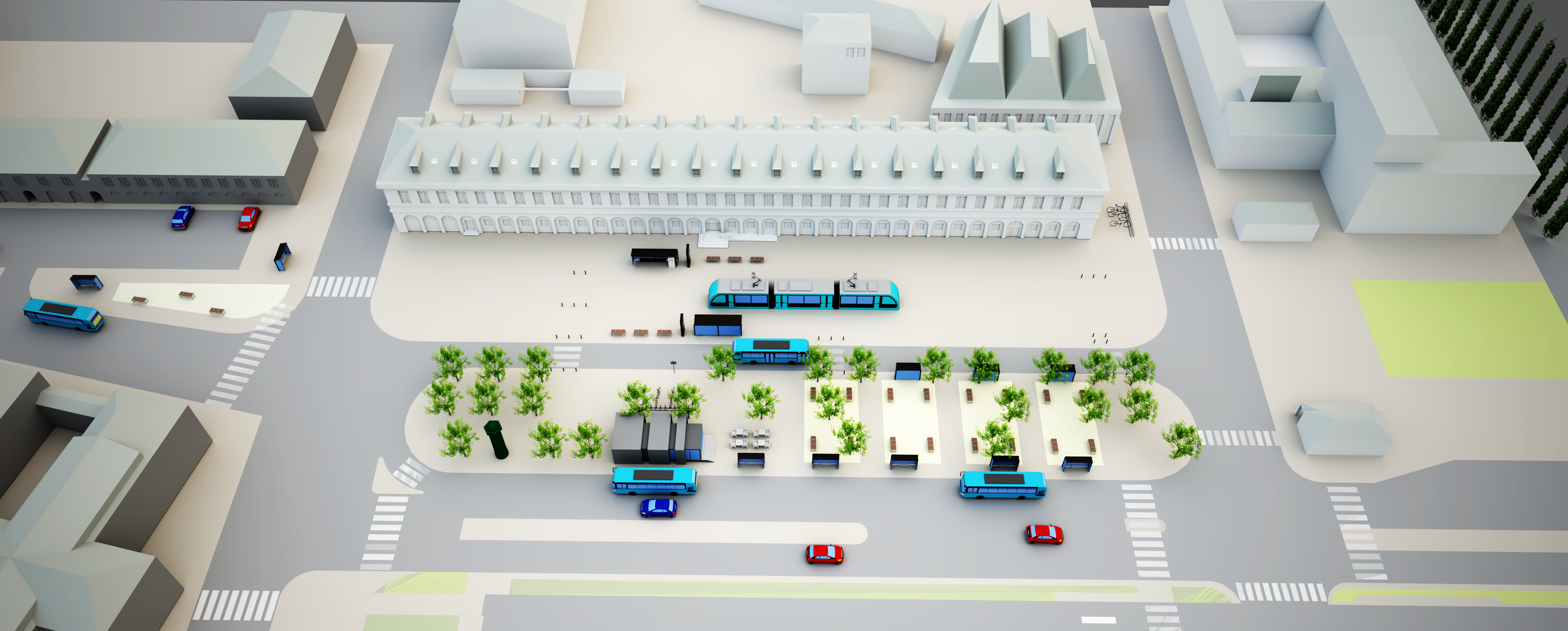 Besançon Pôle Chamars Photoréaliste