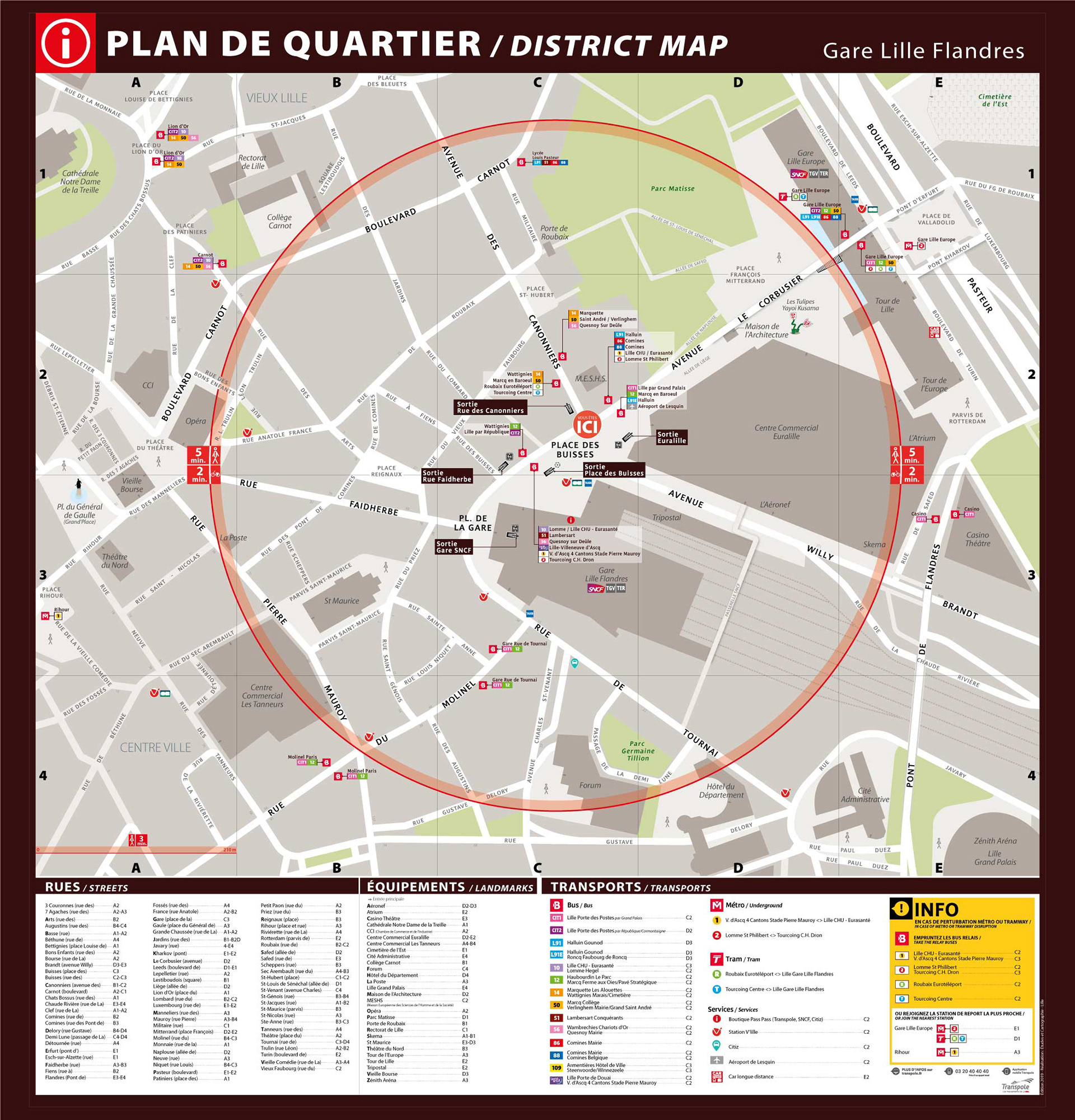 Lille - Plan de quartier