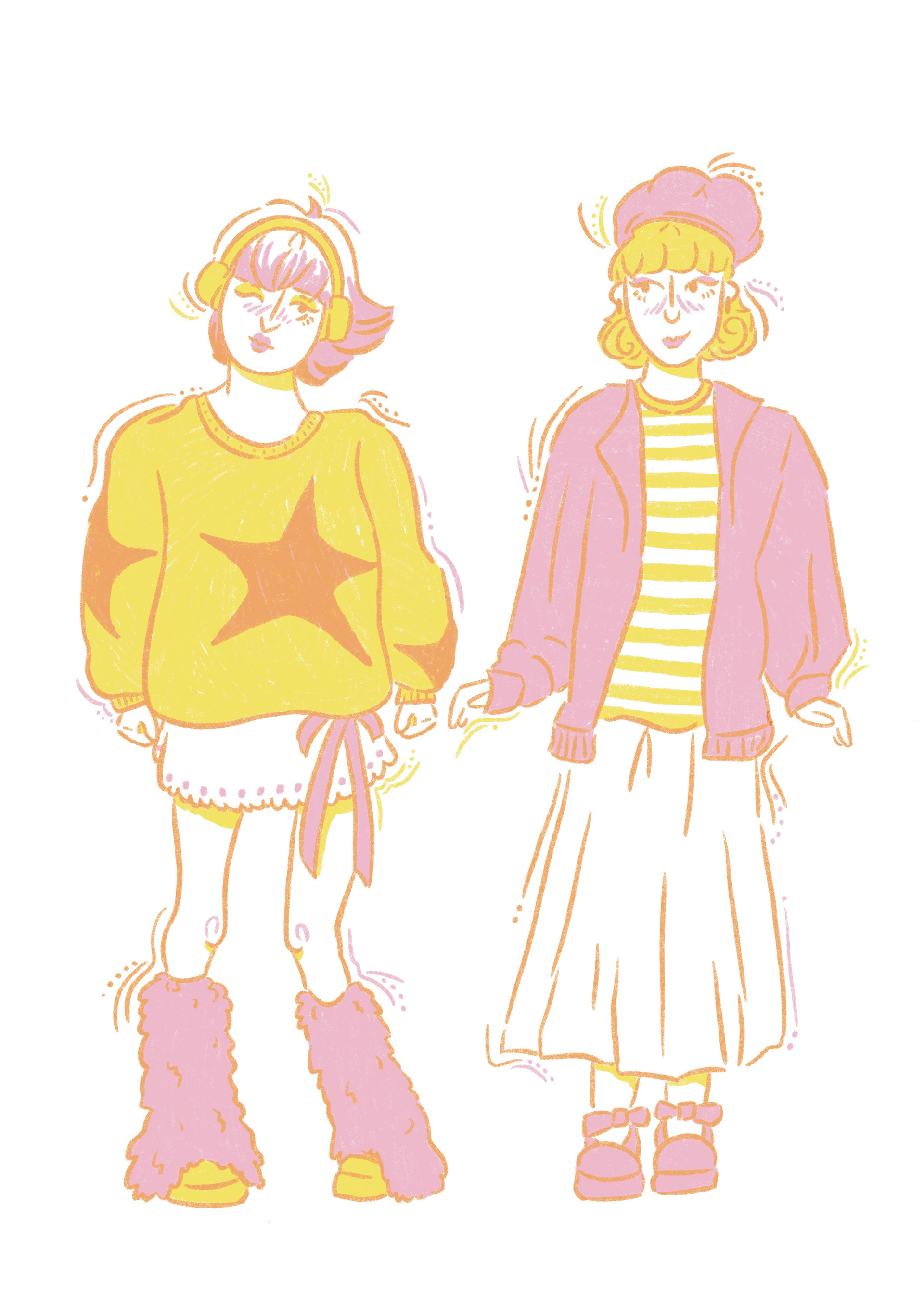 Fashion girlfriends Print 2