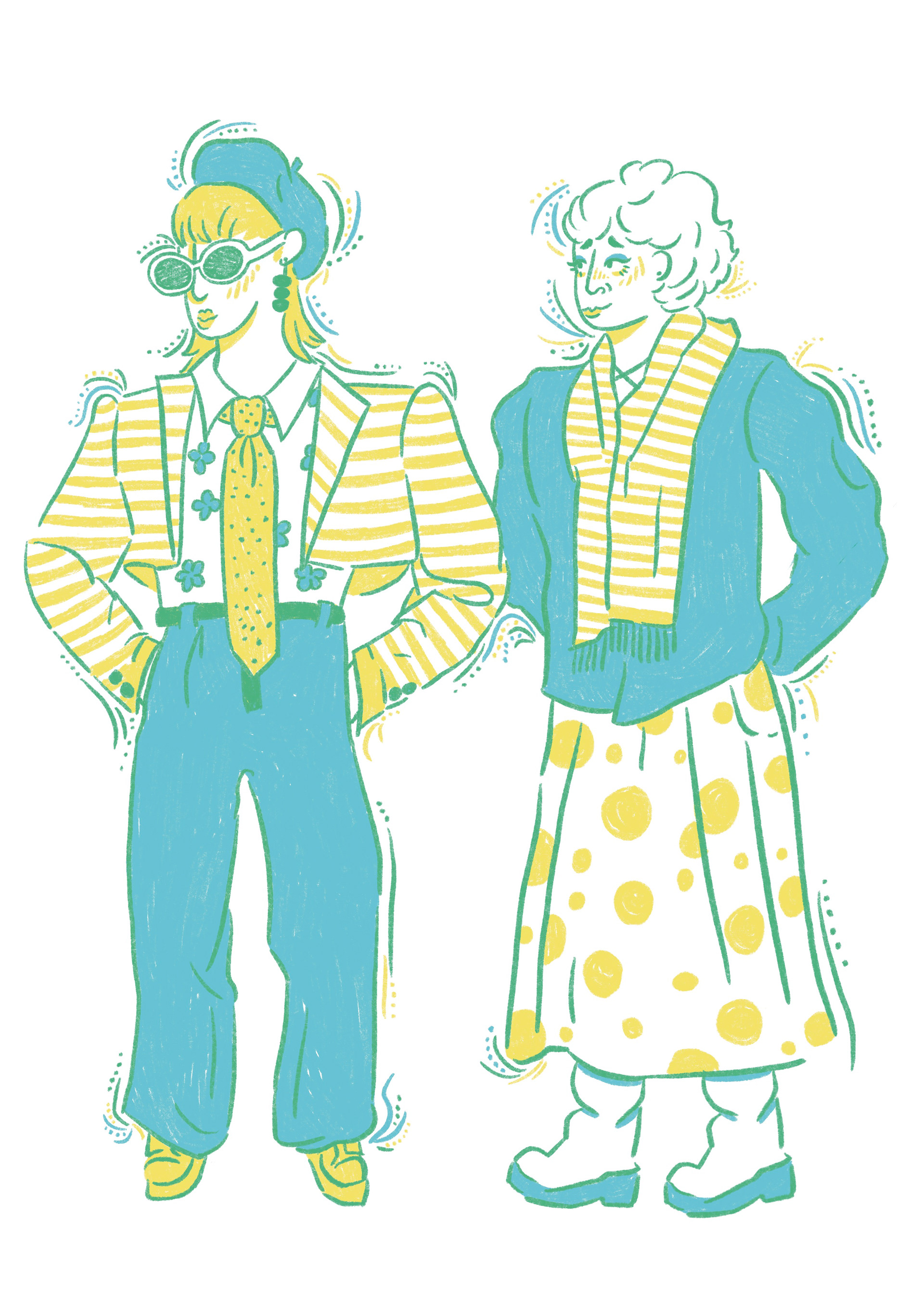 Fashion girlfriends Print 1