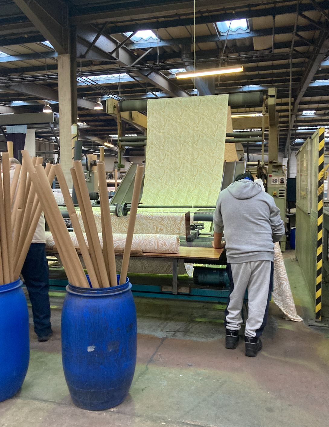 'Marble Wave' in production