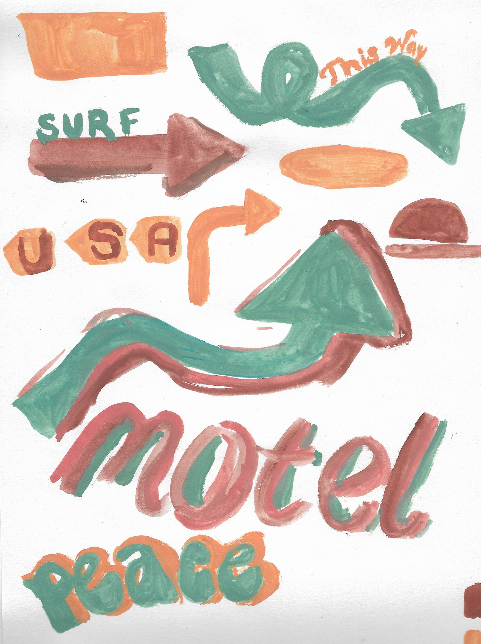 Hand-painted typography