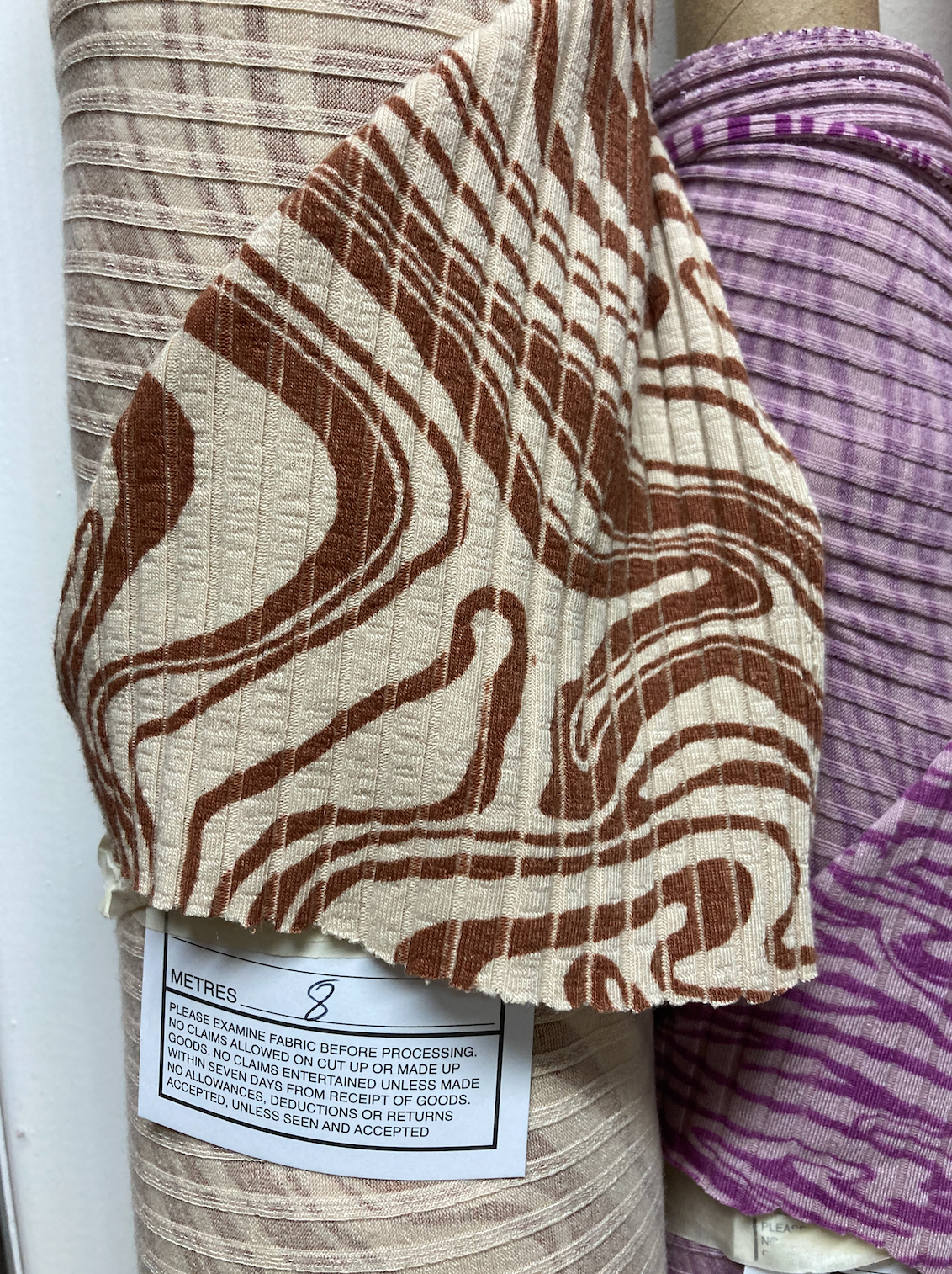 'Marble Wave' sample roll