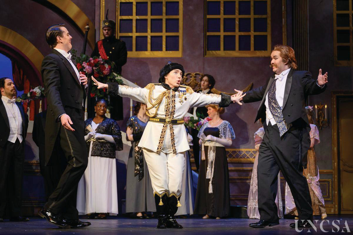 UNCSA Fletcher Winter Opera Die FledermausUNC School of the Arts’ A.J. Fletcher Opera Institute’s winter performance, “Die Fledermaus,” on Wednesday, Feb. 5, 2025, at High Point Theatre in High Point, N.C.