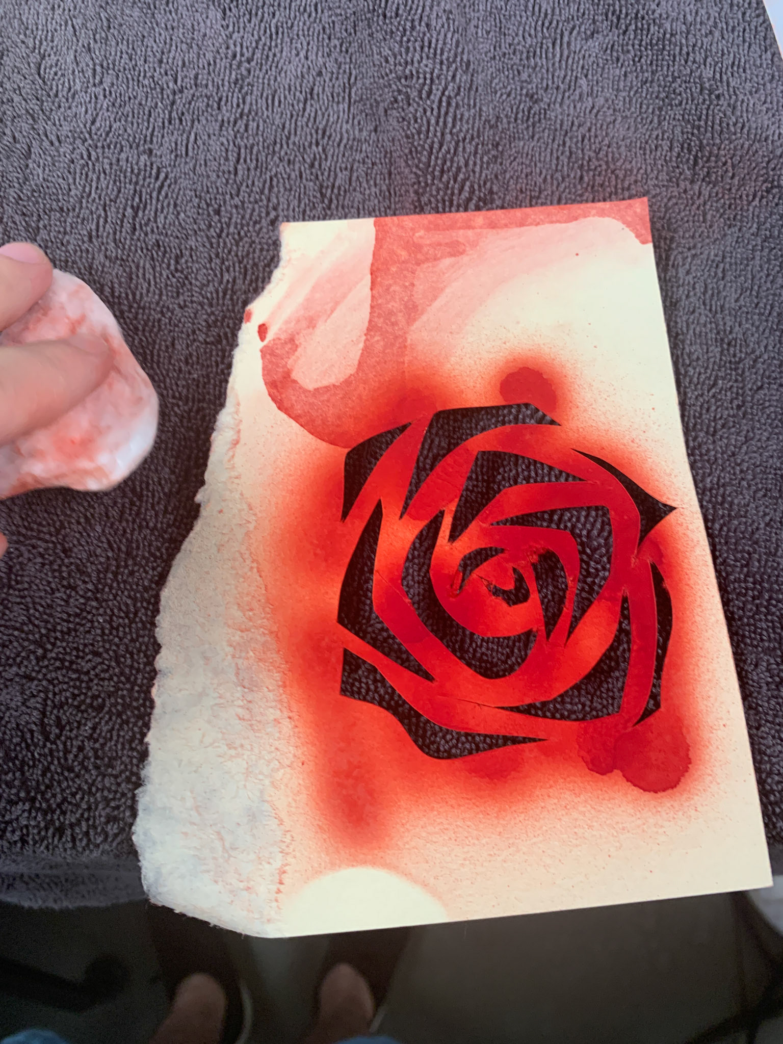 rose stencil