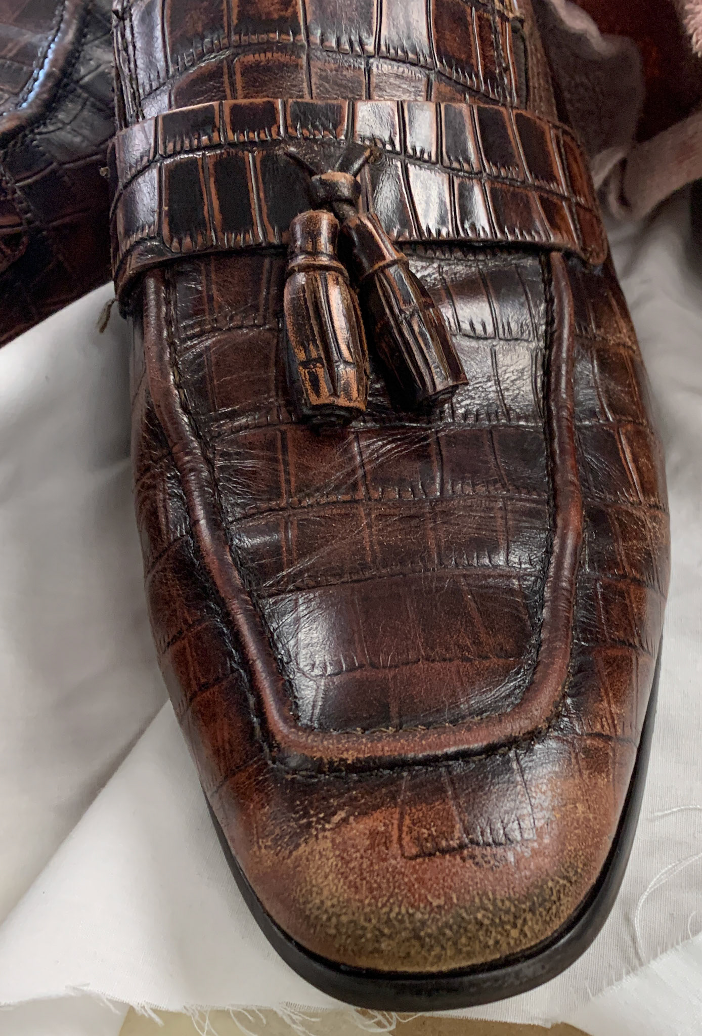 Shoes before polish