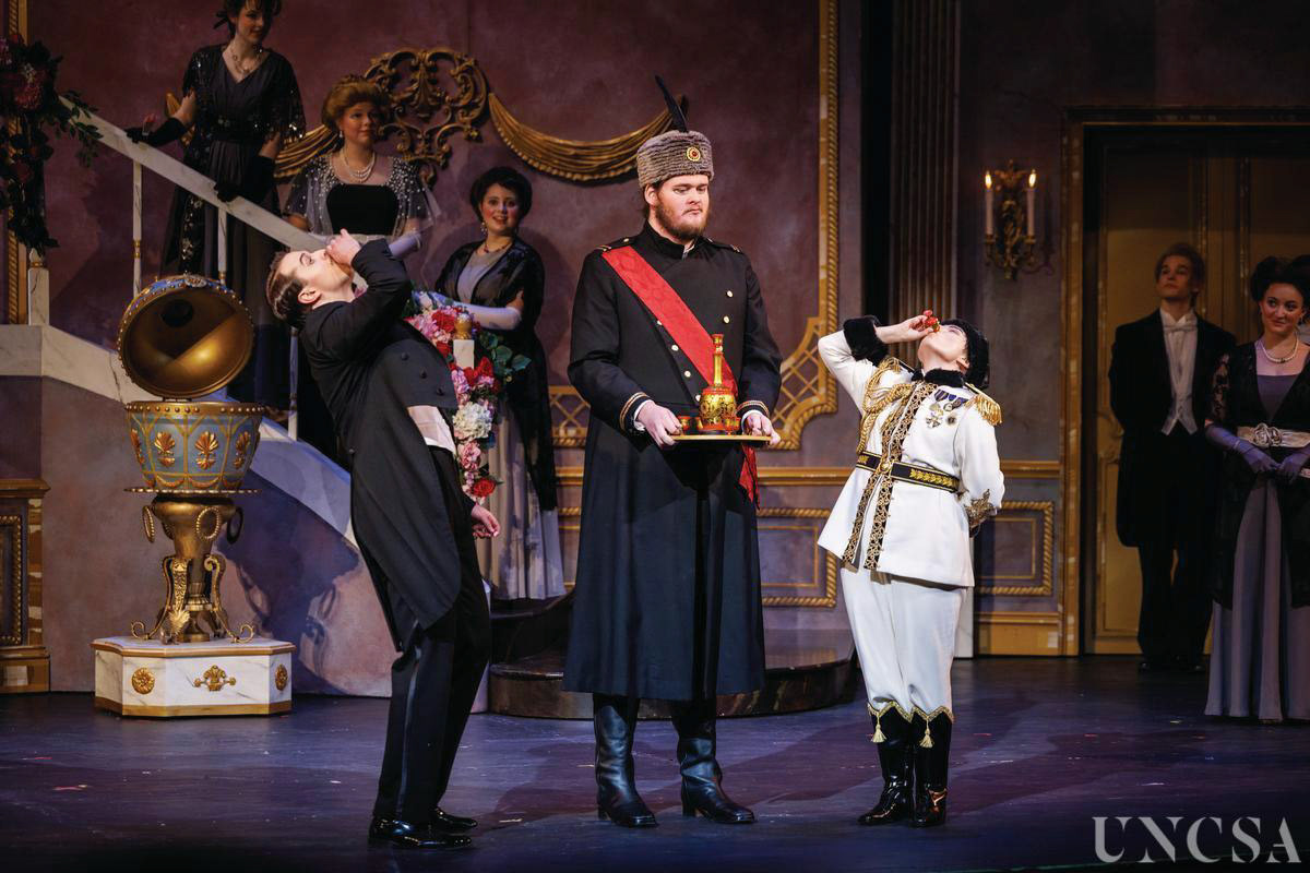 UNCSA Fletcher Winter Opera Die FledermausUNC School of the Arts’ A.J. Fletcher Opera Institute’s winter performance, “Die Fledermaus,” on Wednesday, Feb. 5, 2025, at High Point Theatre in High Point, N.C.