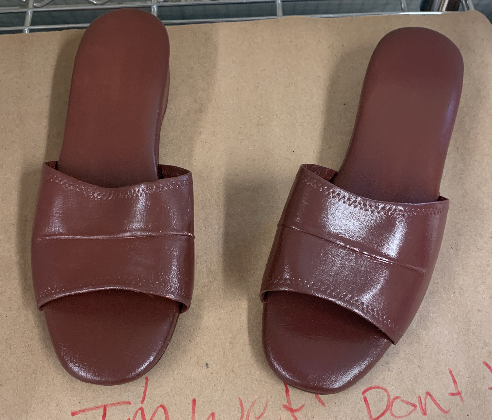 shoes after (Color matched to belt)