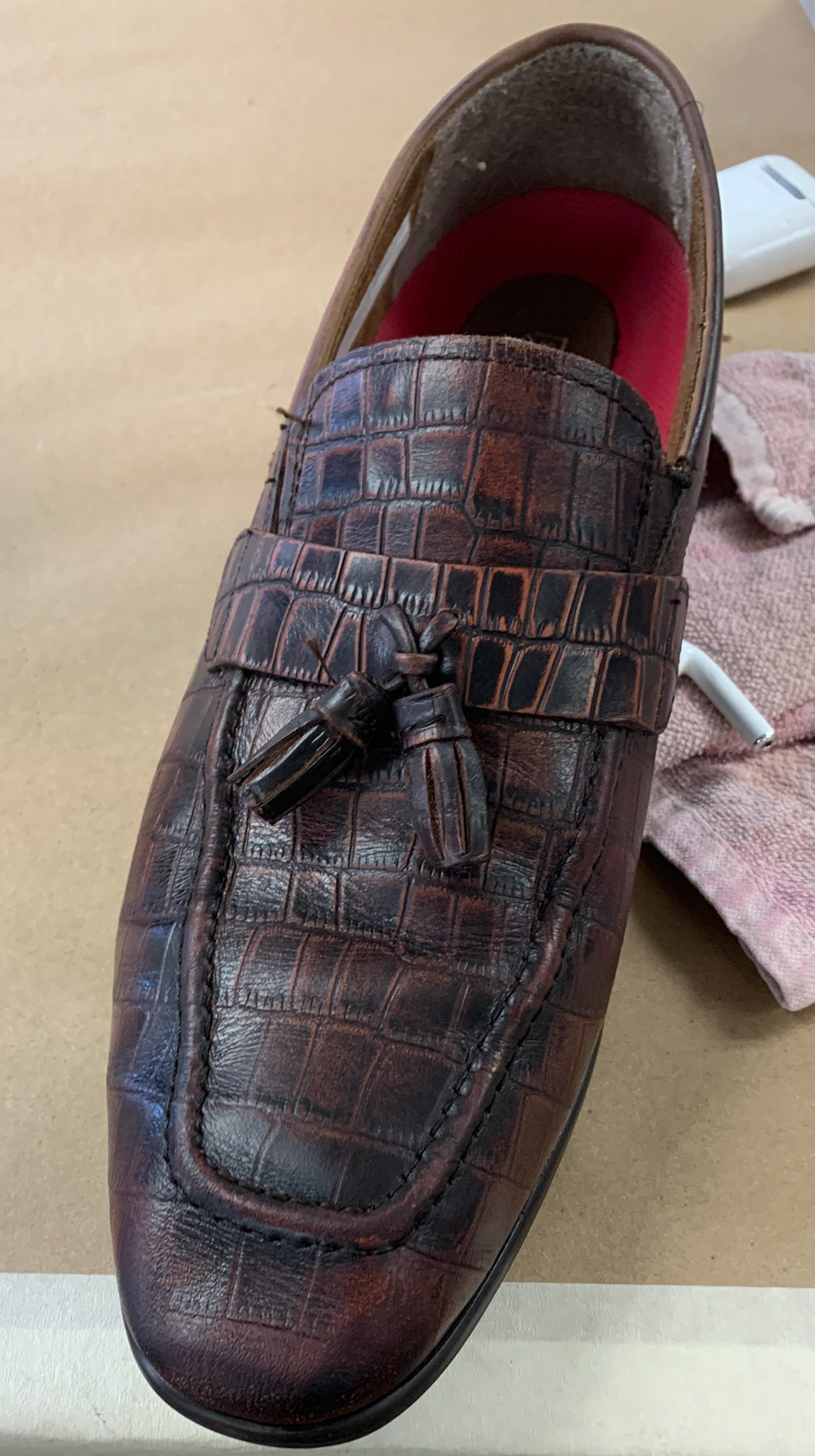 shoes after polish
