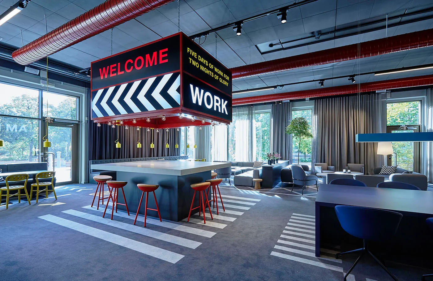 as an interior architect at koncept we desiged this office space for Helios in Stockholm 2016