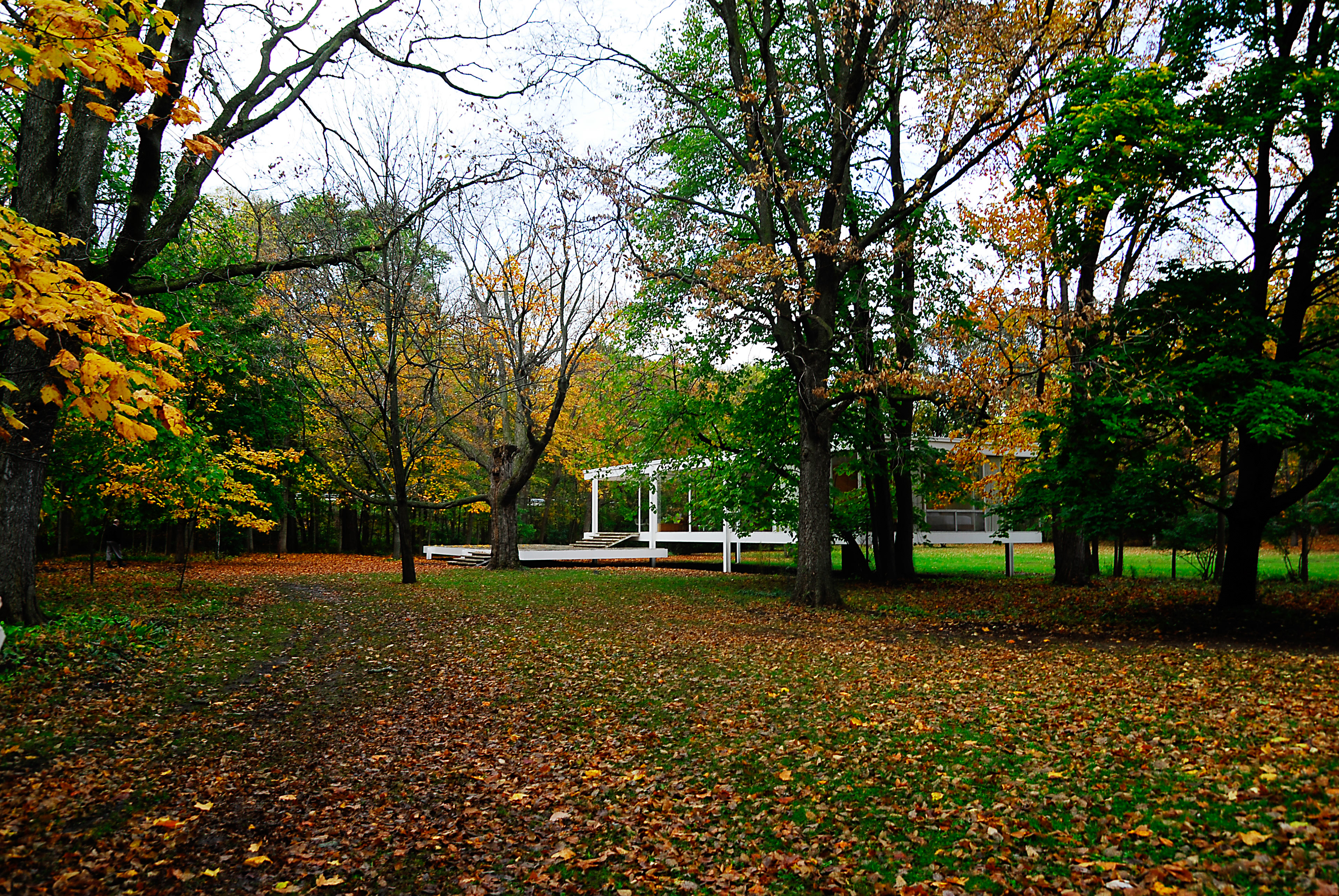 Farnsworth house by Mies van der Rohe