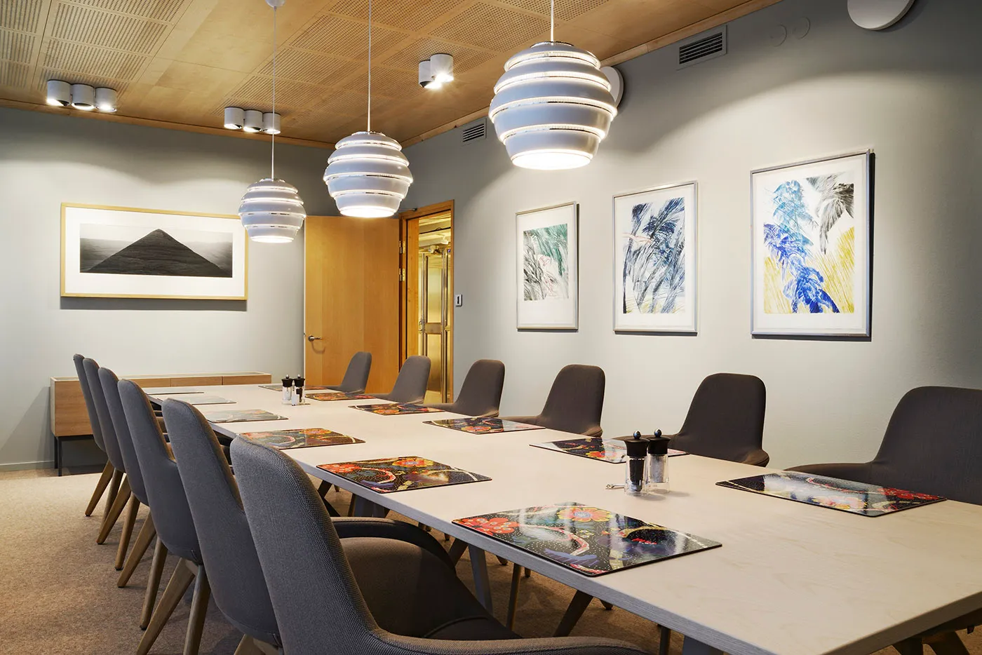 as an interior architect at koncept we desiged this office for IF in Stockholm 2013