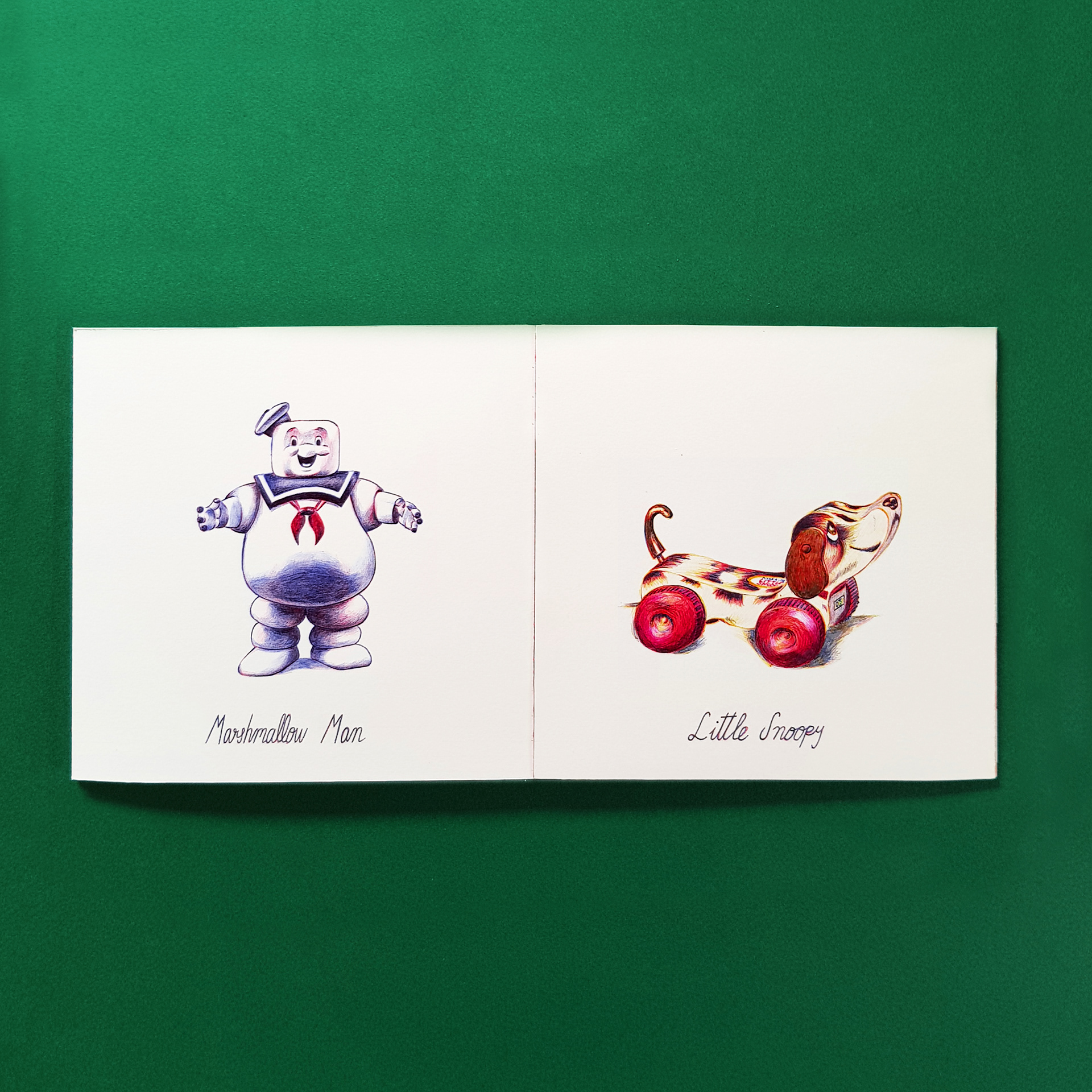 Childhood Memories: Booklet - Colored Pens