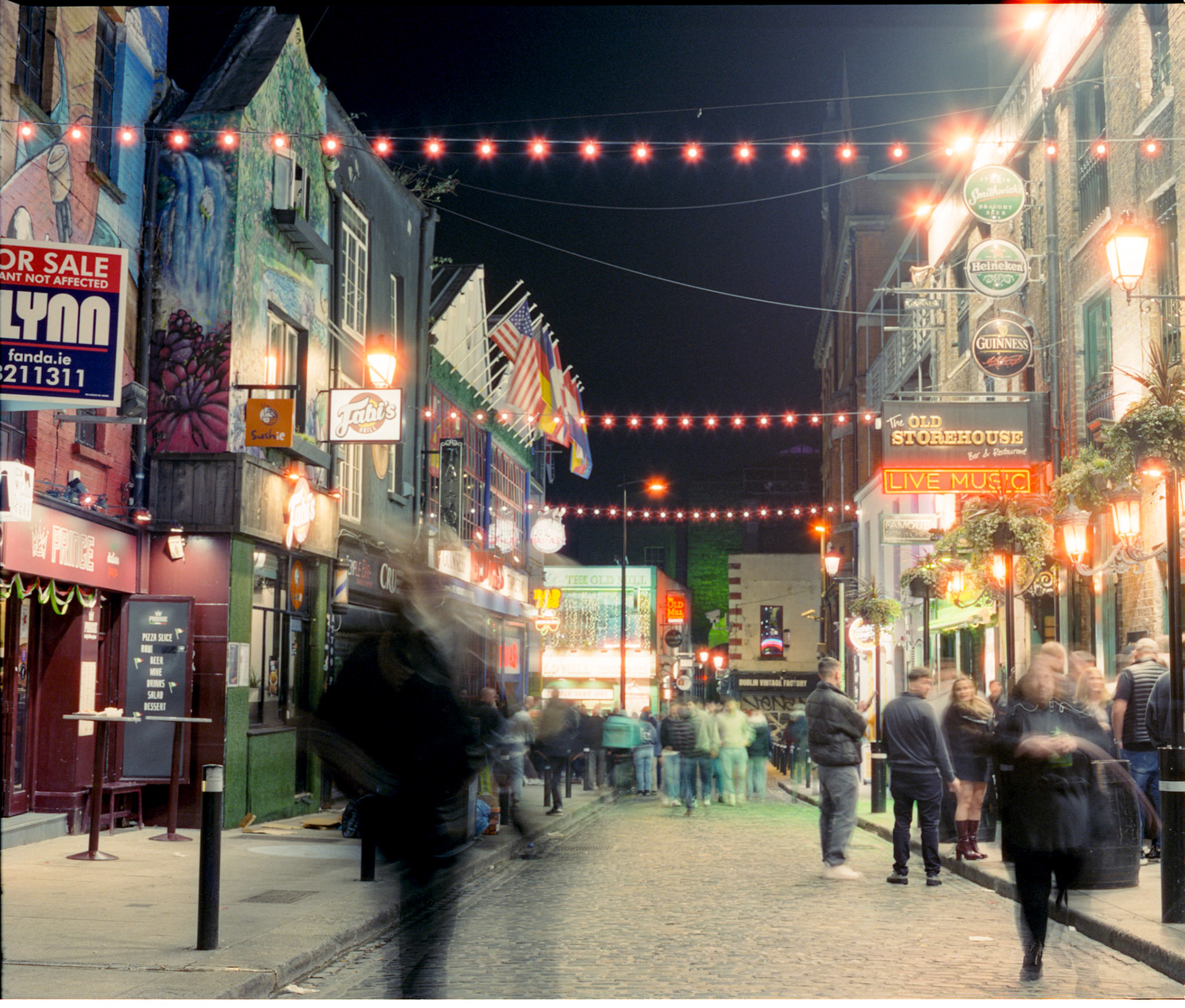 Dublin - Cinestill 800. Mamiya RB67.