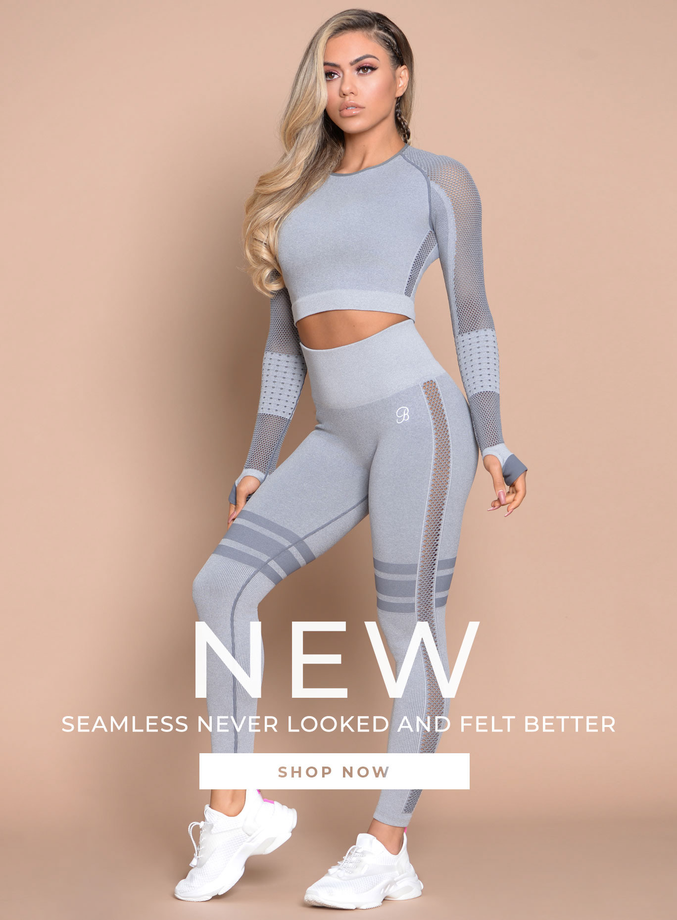 SET* Bombshell Sportswear Elite Seamless Leggings Crop Top Set