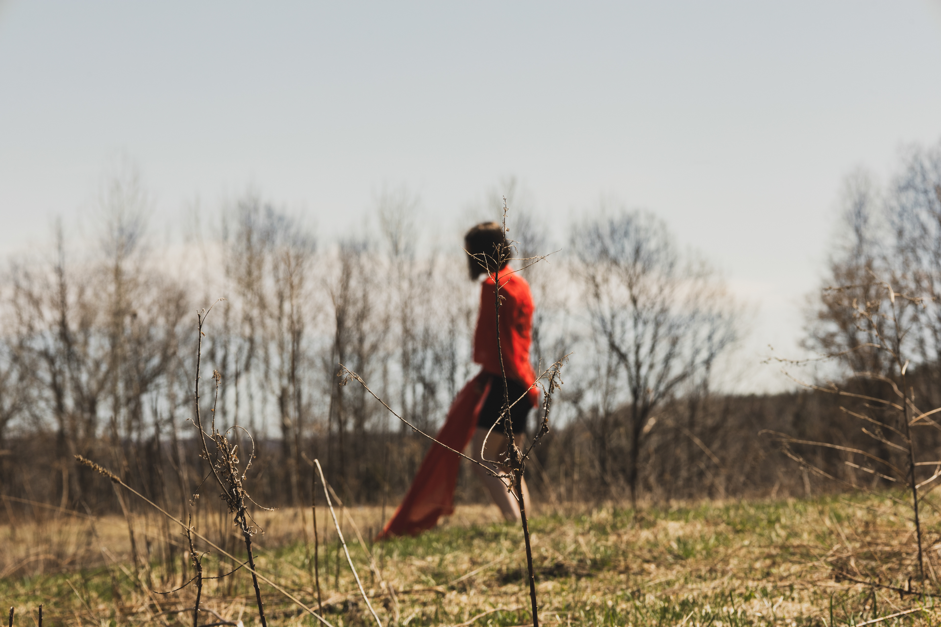  Entité seconde Ce projet exprime la passion rouge vif qui englobe le laisser aller, la plus grande liberté, celle de ce second soi bercé par le vent, qui fera vivre cette entité en nous jusqu'à ce que le vent soufflera. Cette entité externe que l'on ne contrôle pas mais qui nous contrôle sans préavis. Notre alter ego, nos émotions externes, la petite voix que l'on refoule chaque fois, le second soit, soit notre meilleur ami ou notre pire ennemi. Le décor choisi pour sa vastitude a offert un espace à la danse, à la dualité, à l'improvisation par Cynthia Beauvais, enseignante de danse à l'école secondaire Augustin Norbert-Morin à Sainte-Adèle que j'ai côtoyée tout au long de mon parcours. 