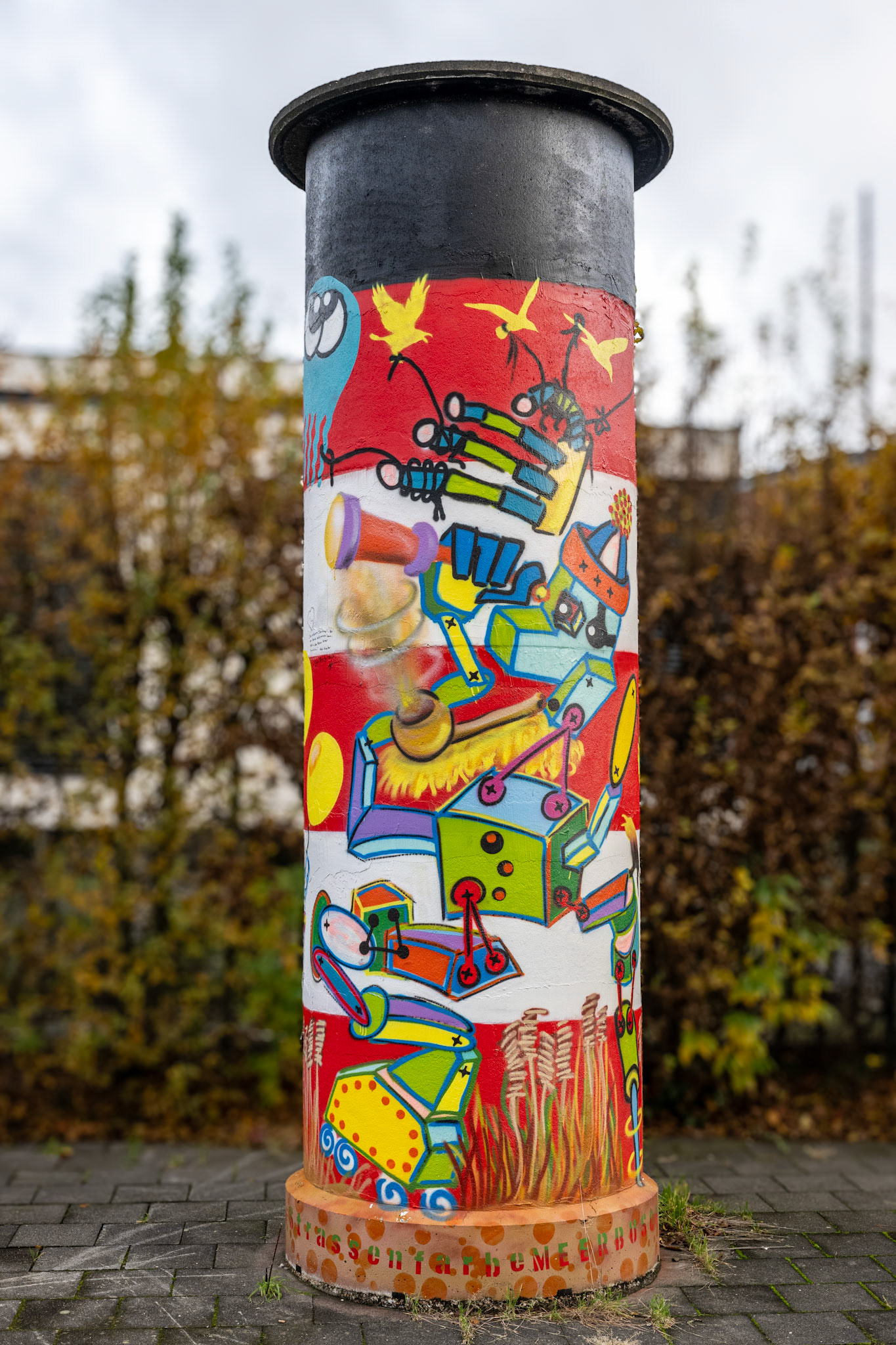 Künstler: Frau mit Bart / Qualle