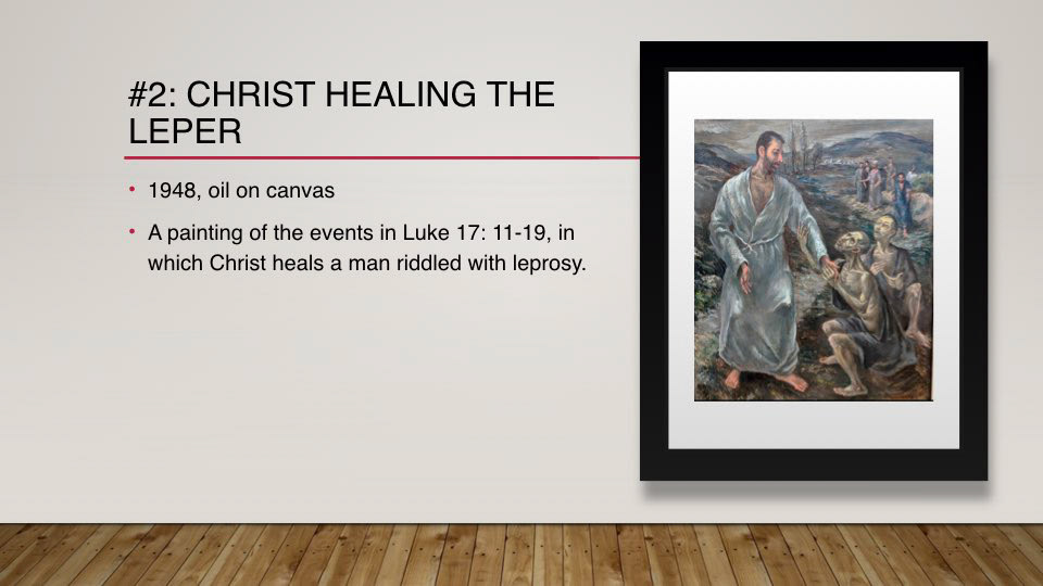 "The Reimagination of Biblical Events" research presentation by Shelby Craig