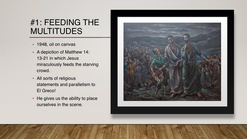 "The Reimagination of Biblical Events" research presentation by Shelby Craig