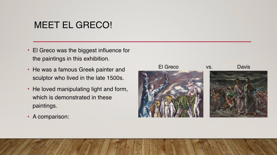 "The Reimagination of Biblical Events" research presentation by Shelby Craig