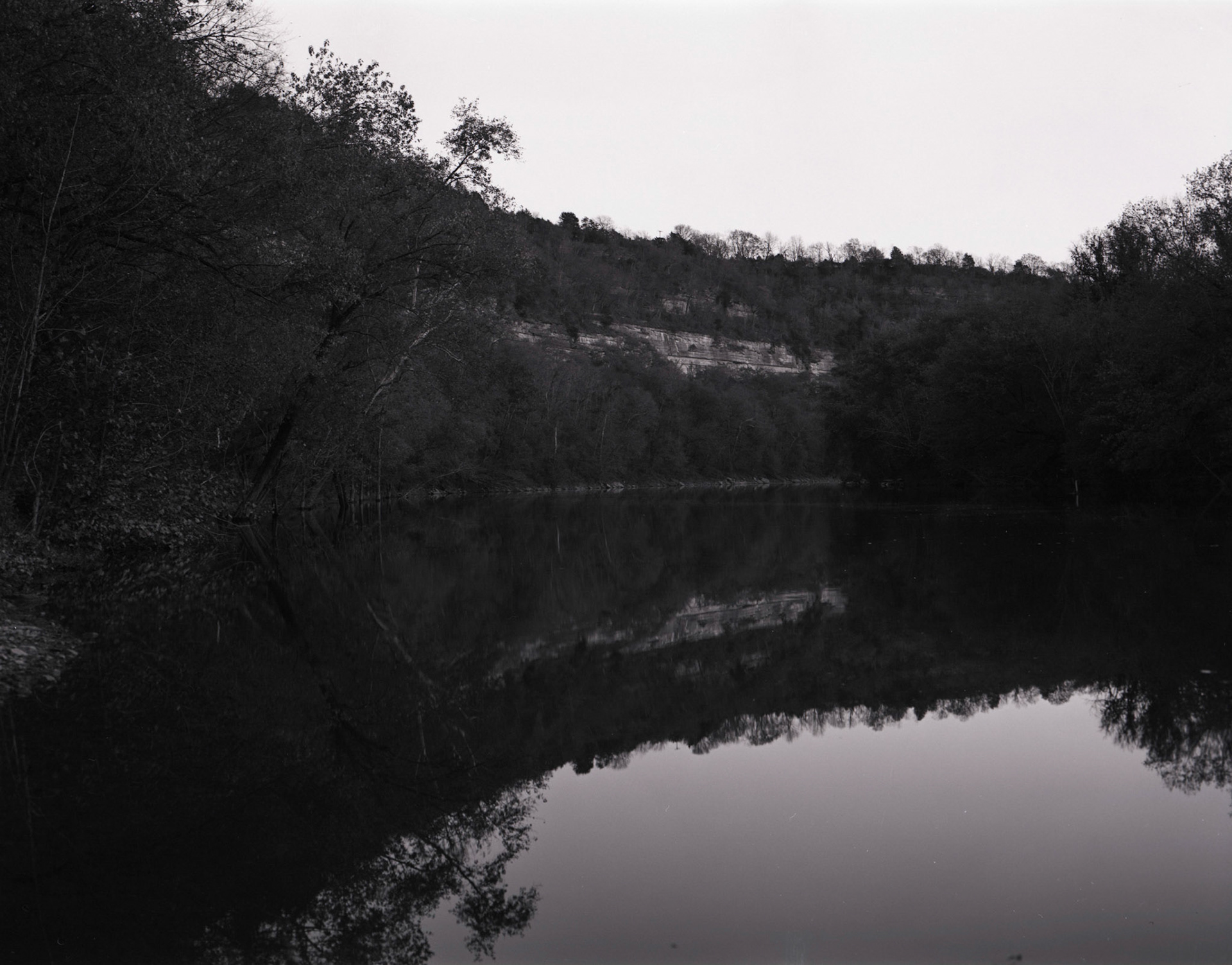 Kentucky River • Will Menser • 2020 • 11x14 • mounted fiber-based paper • large format