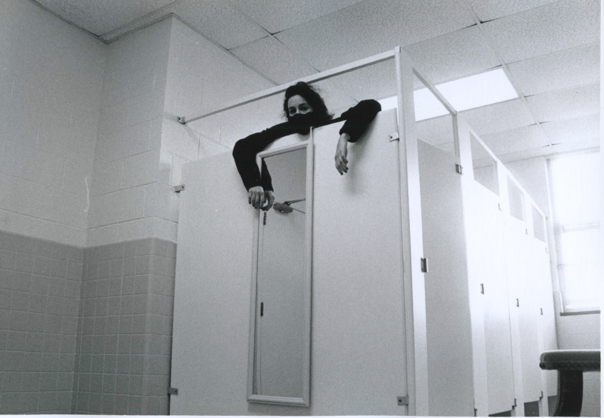 In the Bathroom • Gabby Long • 2020 5”x7” print silver gelatin print 35mm