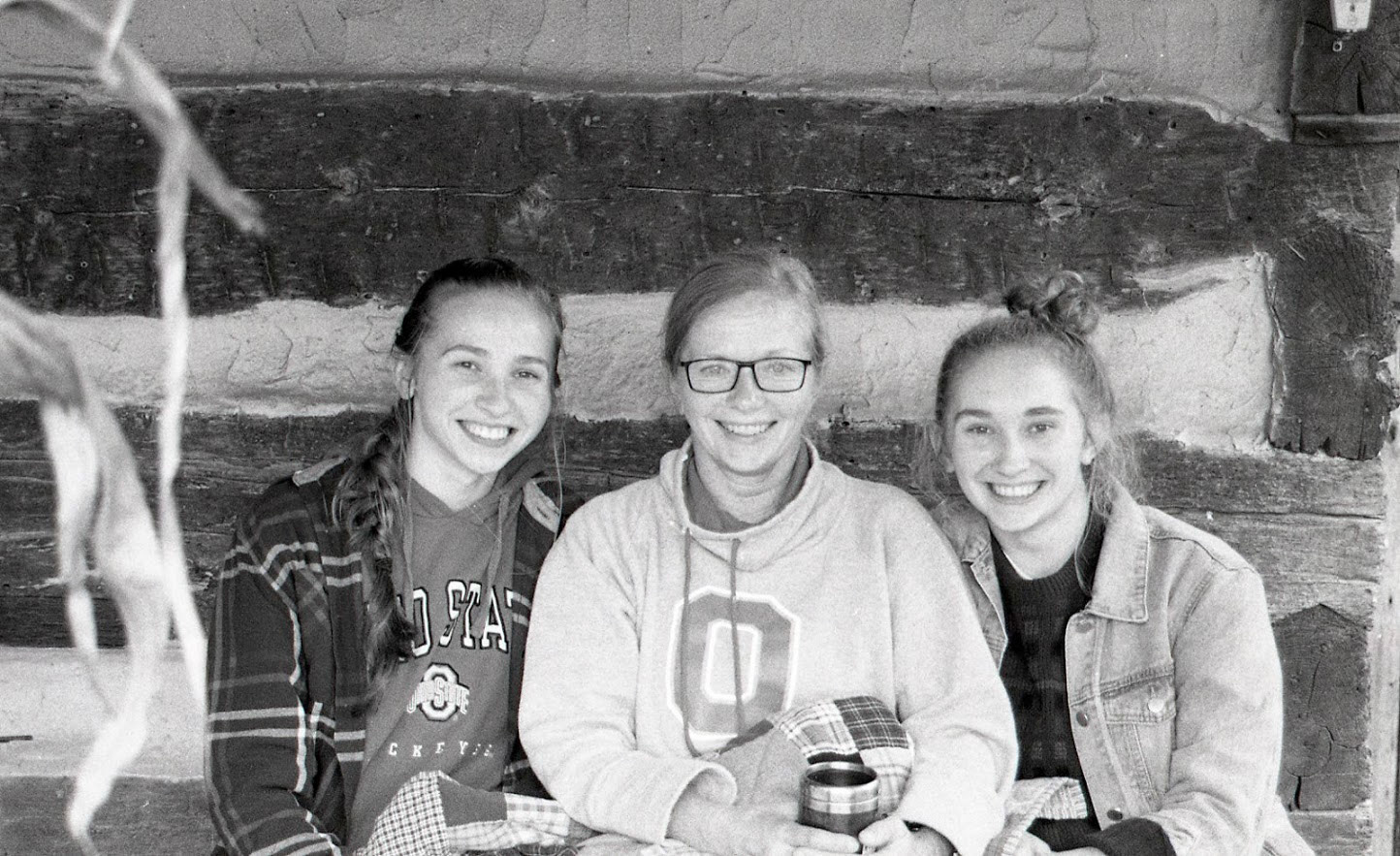 Verda, Vanessa, Sam (Mom and Cousin) • Audrey Swartzentruber • October, 2020 • 5 by 7 • FB print • 35mm