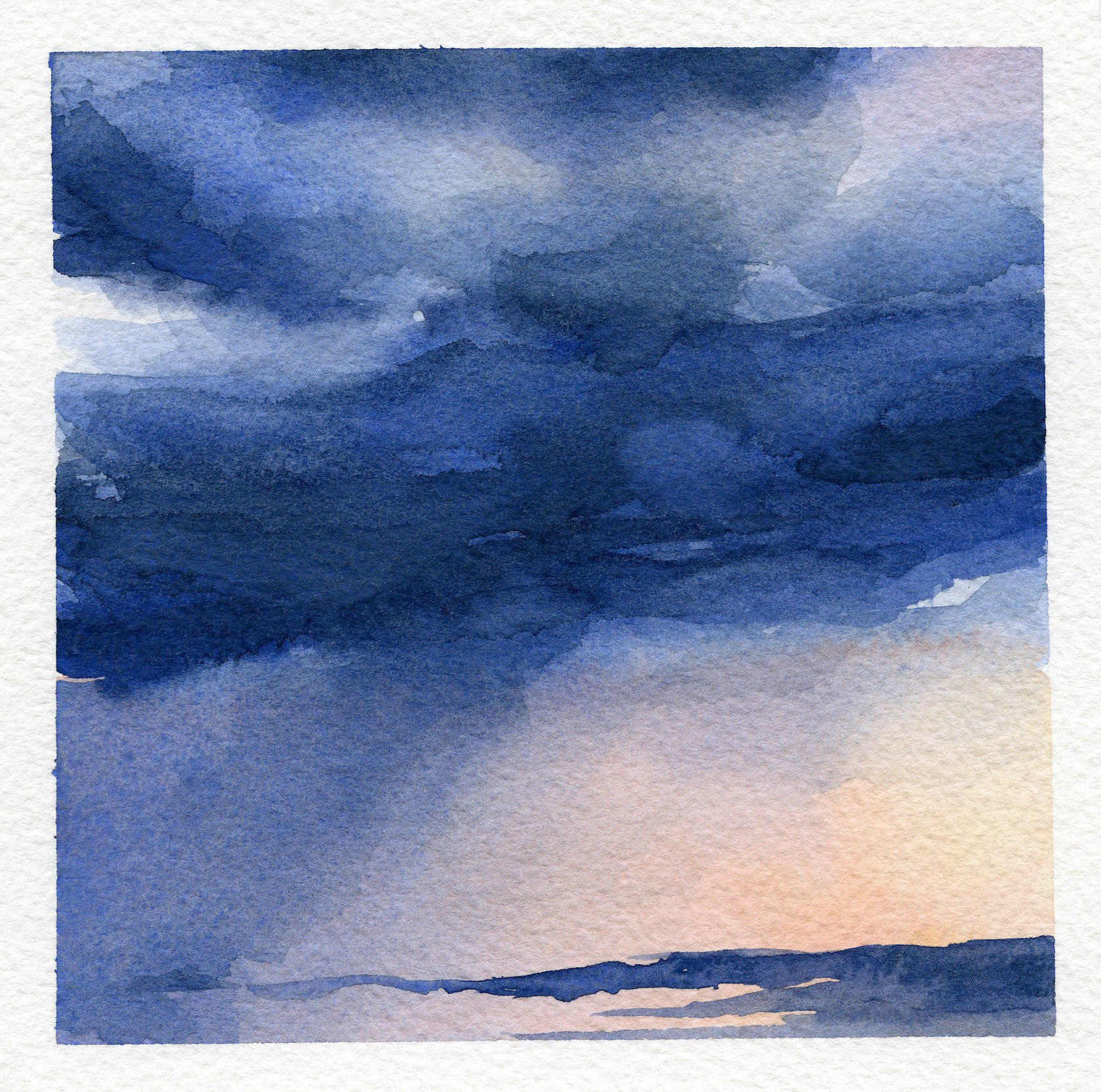"it comes in waves" (5.25"x5.25") | Charisse Salladé