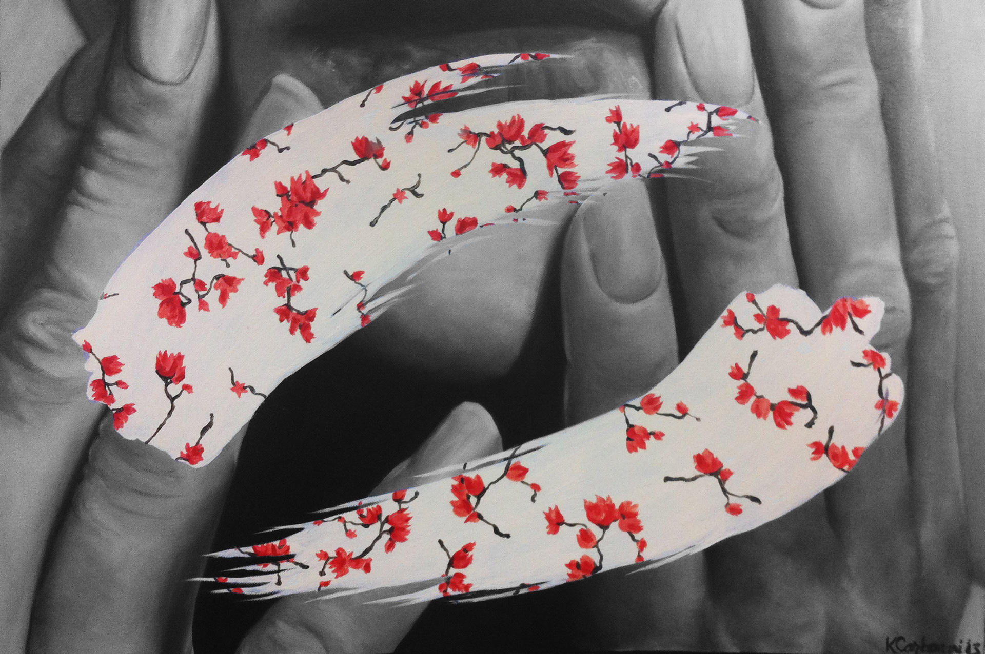 Fragments #1, Oil Painting on Canvas, 30x40"