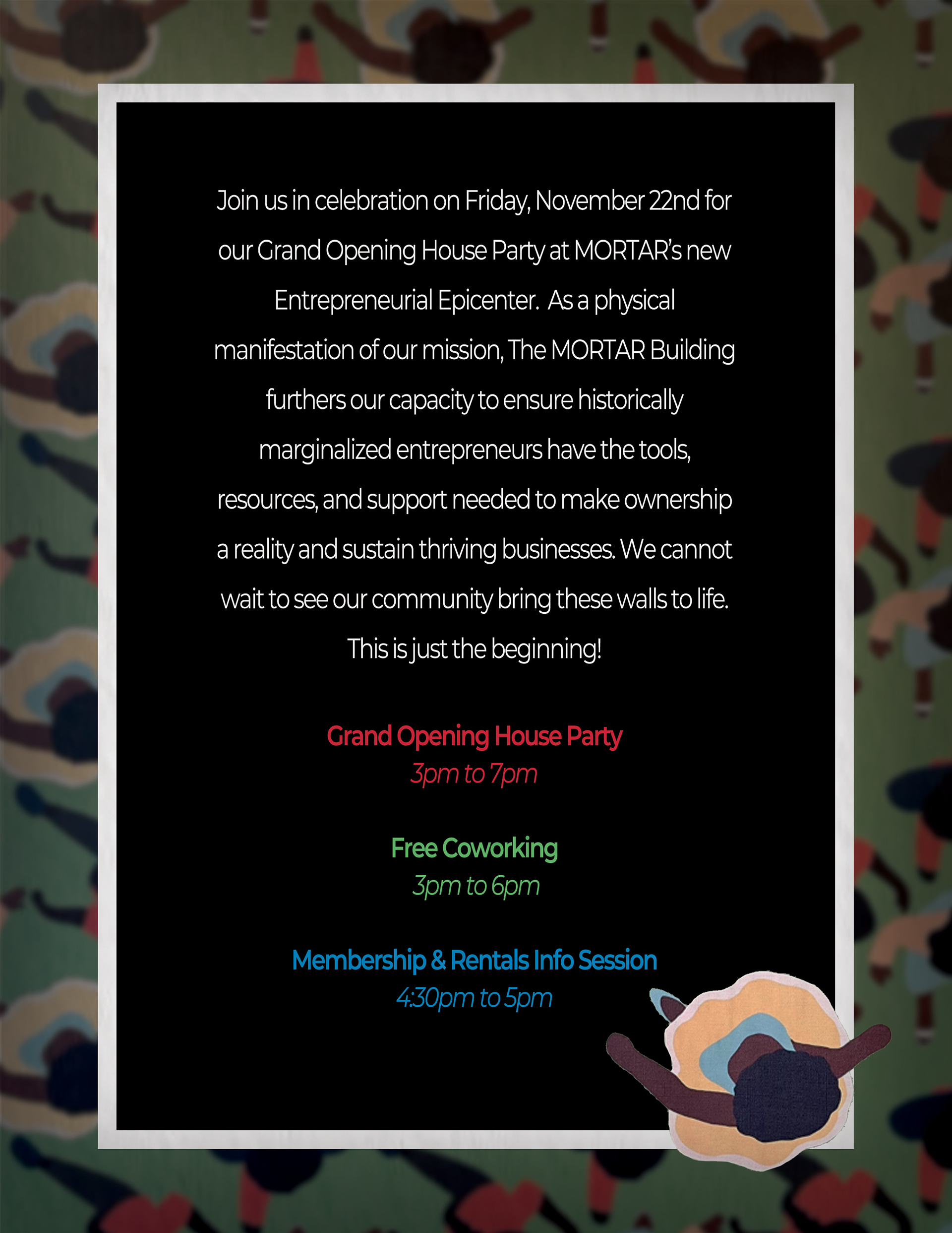 Grand Opening Flyer Back, 2024