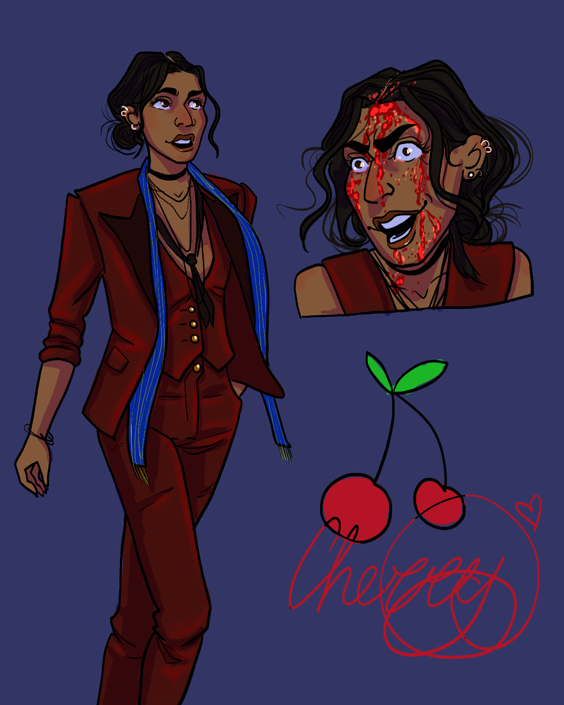 Cherry, Adobe Photoshop, 2022