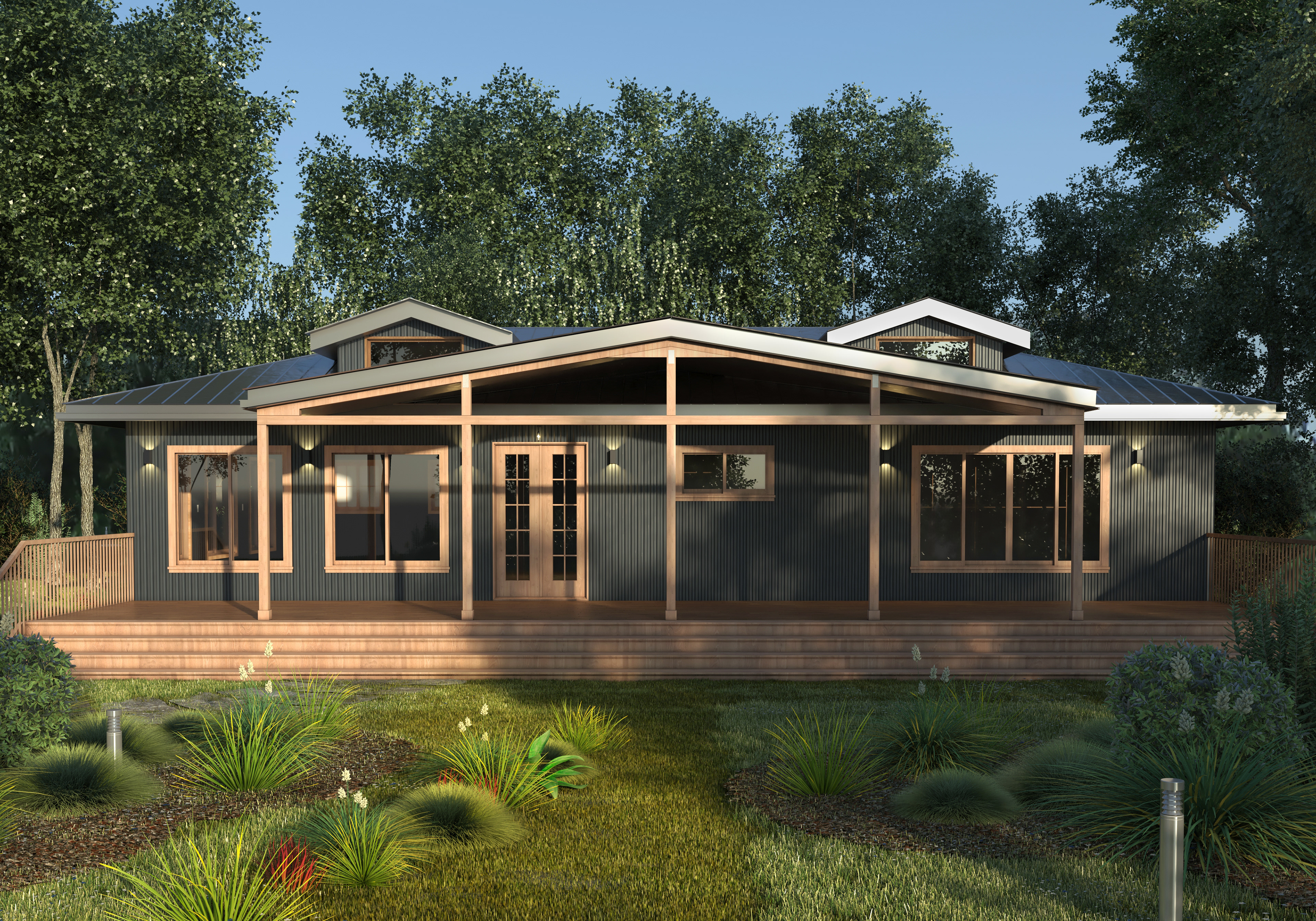 Interior view of the Stone Valley Accessory Dwelling Unit showing the open living space