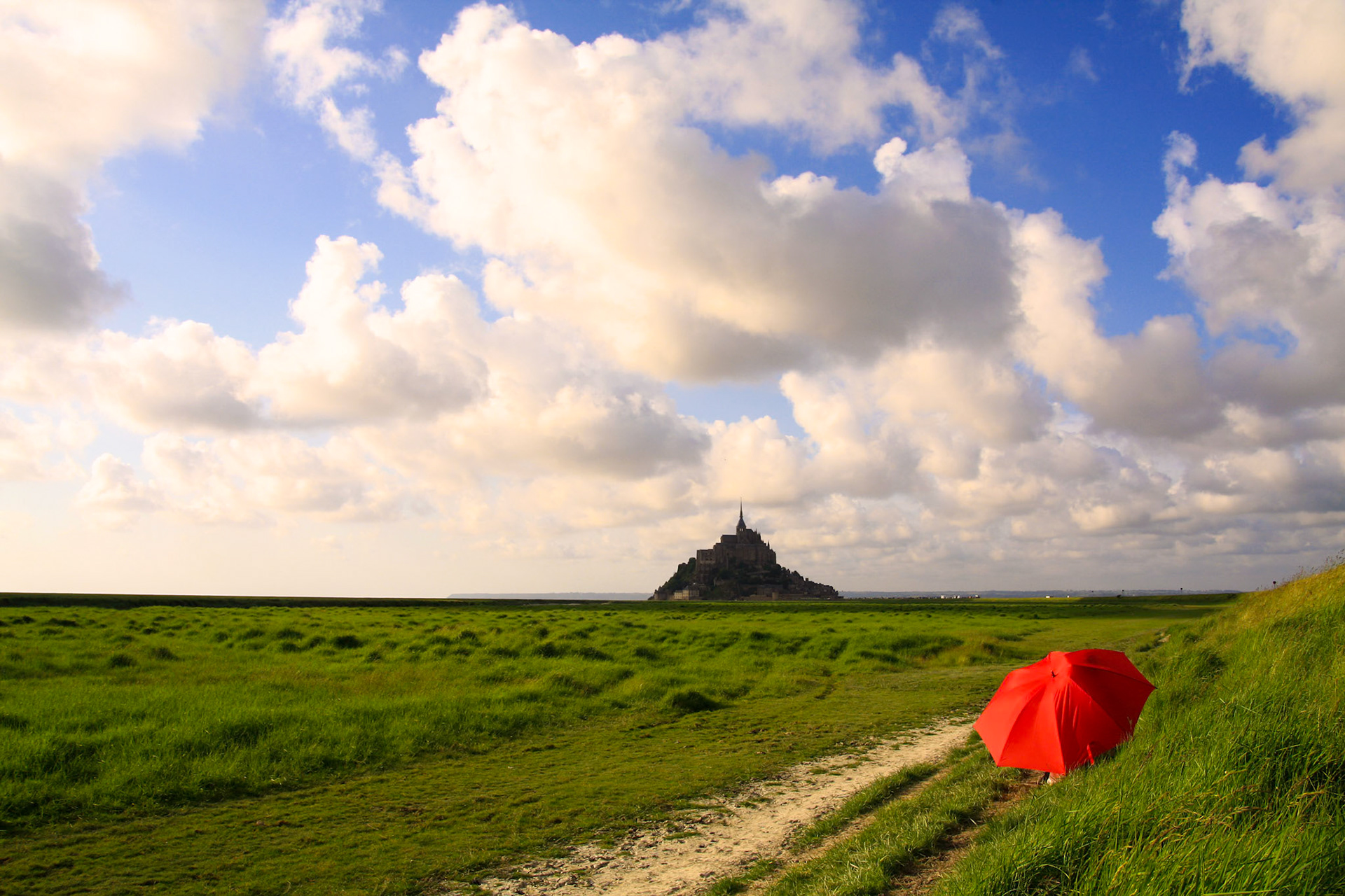 Le parapluie du Mont St Michel