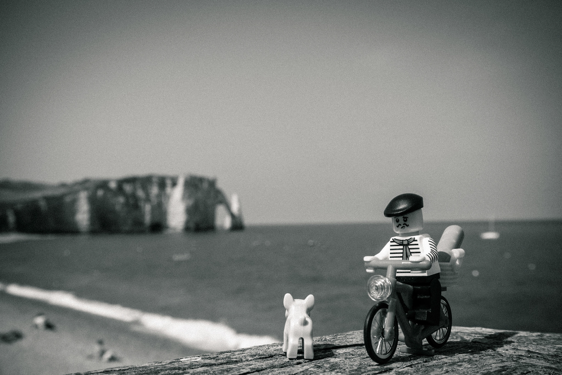 Eugène à Etretat
