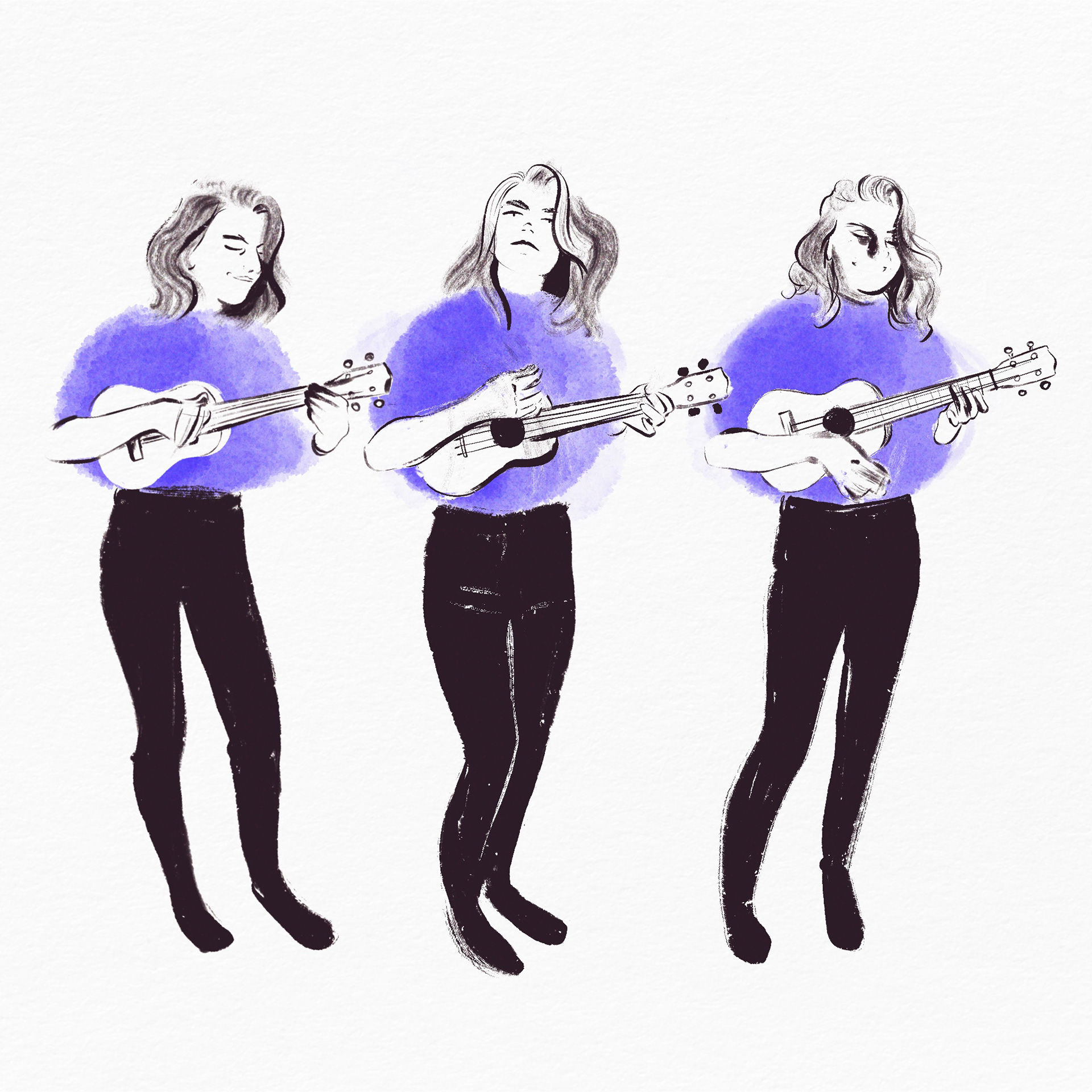 Concert sketch - Anne et les Loups