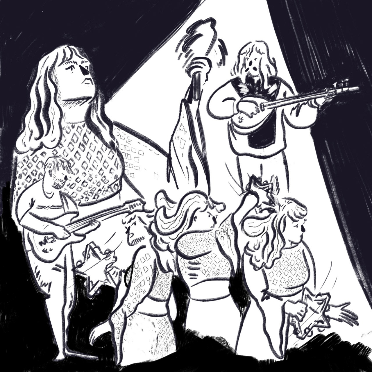Concert sketch - Altın Gün