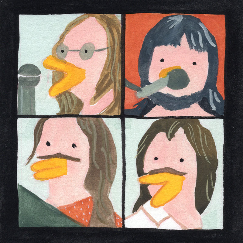 Beatles reimagined as ducks