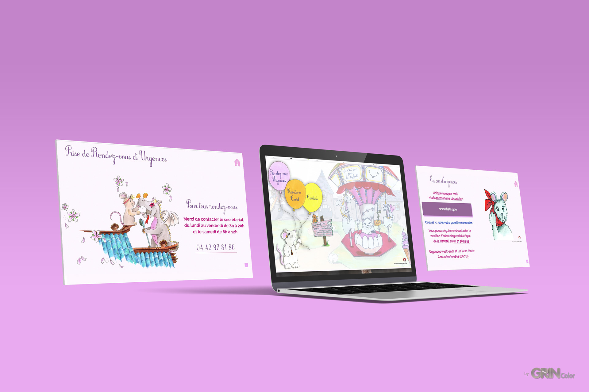 Illustrations Aude Le Bail - Intégration web : webestted.fr