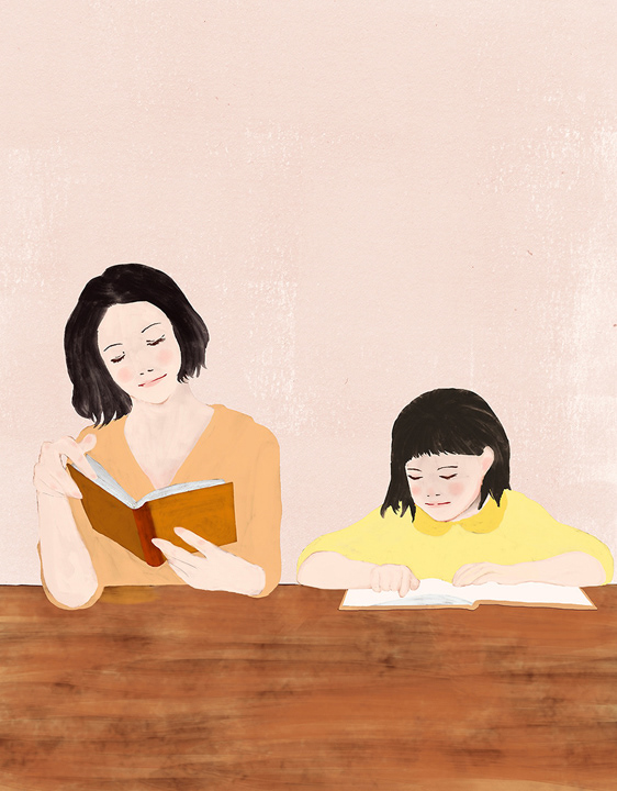 Reading Together / 親子で読書