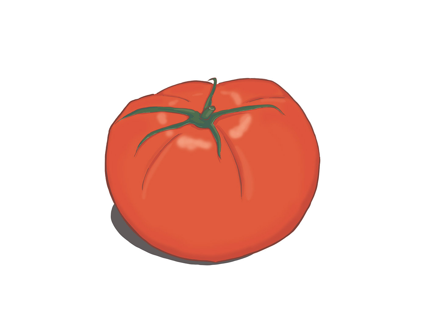 高彩度モチーフのカラー検証（厚塗りタッチ）