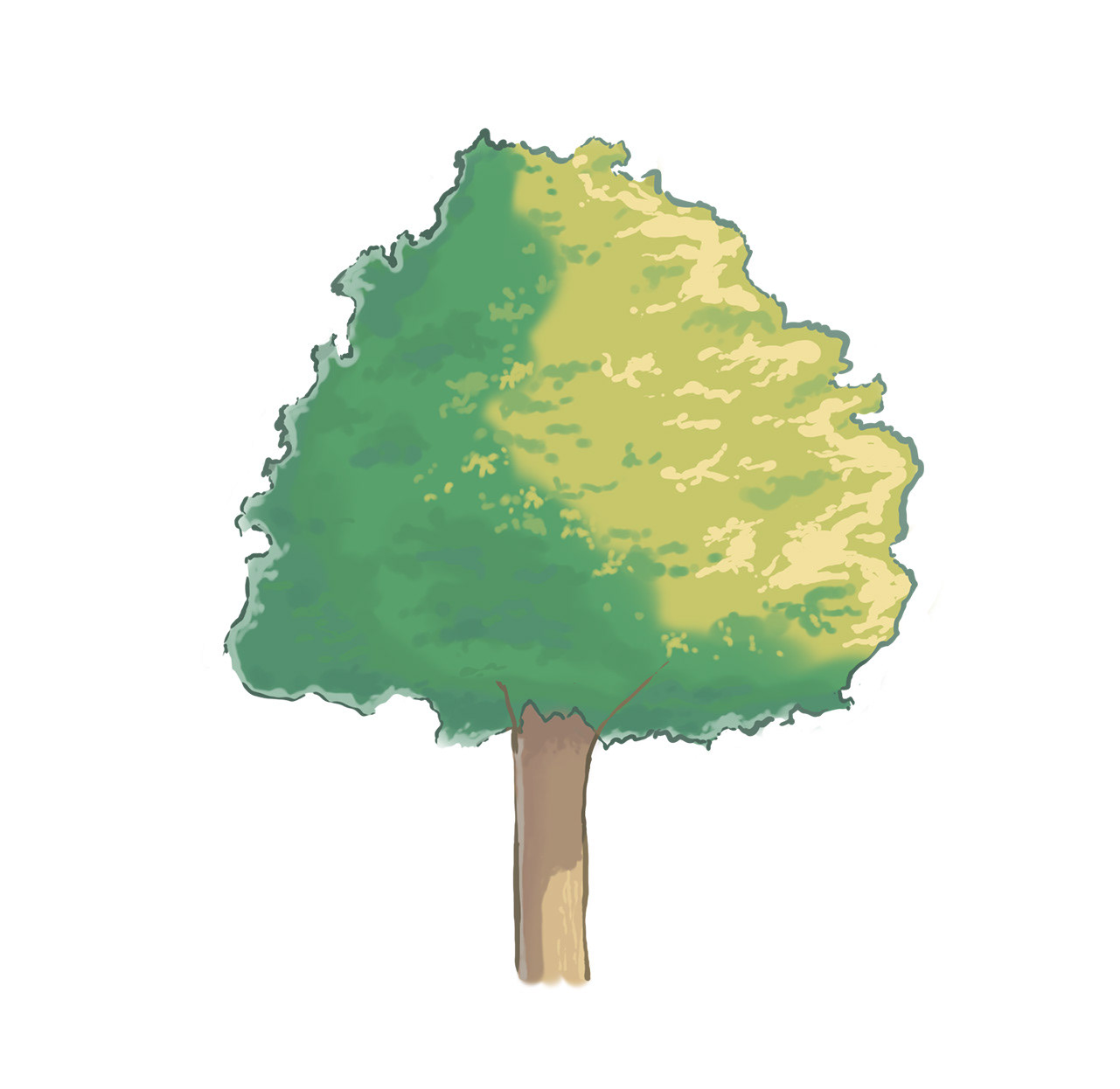 情報量と彩度を抑え、他の要素と組み合わせやすいバランスで制作しています。 教育・自然・ナチュラル系の用途を想定した、 単体・背景どちらにも使えるイラストです。