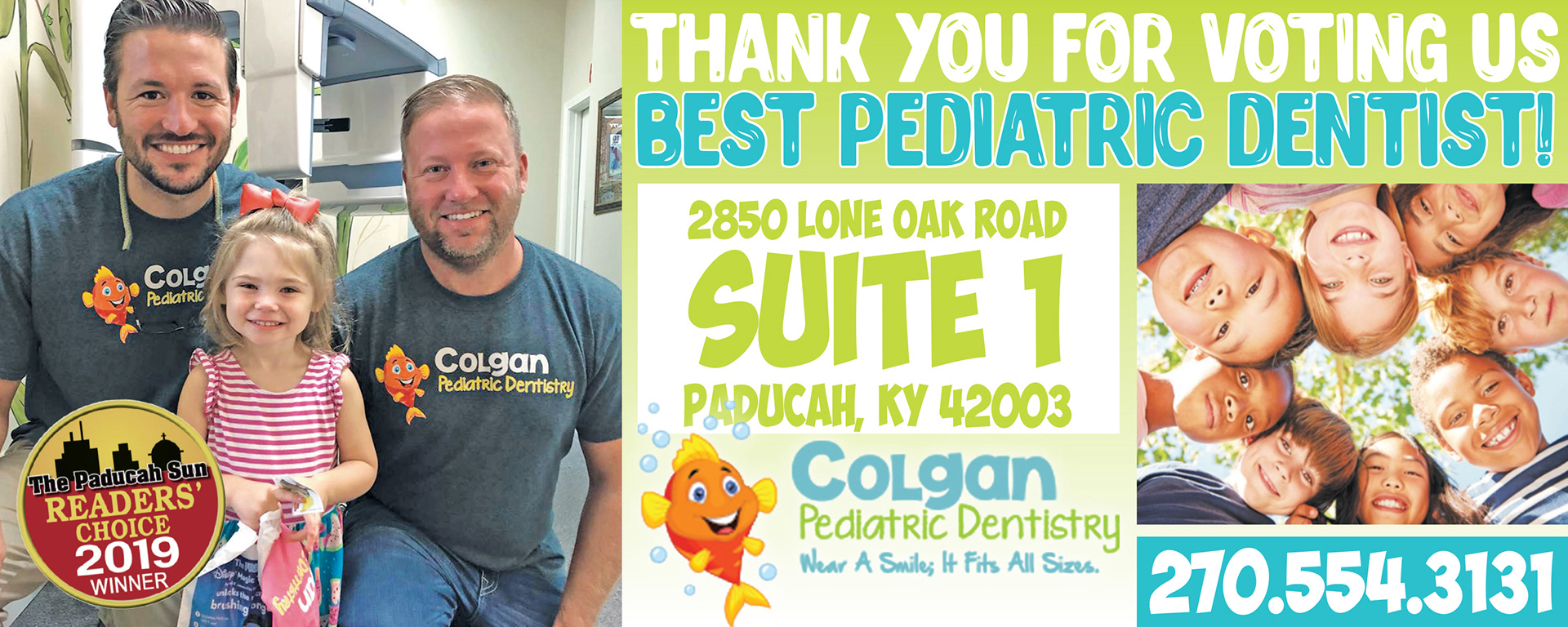 Special Section Ad for Colgan Pediatric Dentist