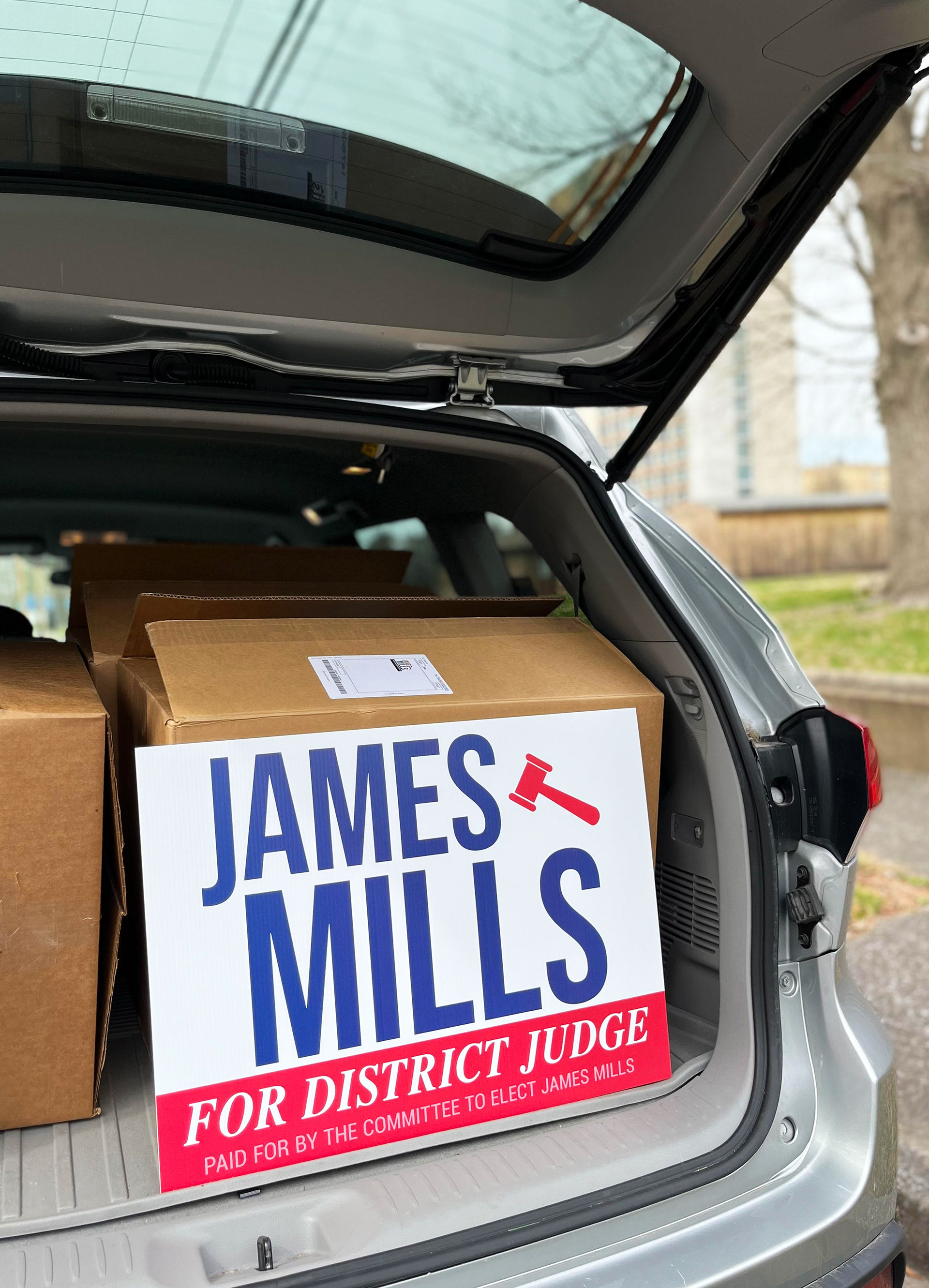 James Mills Yard Signs