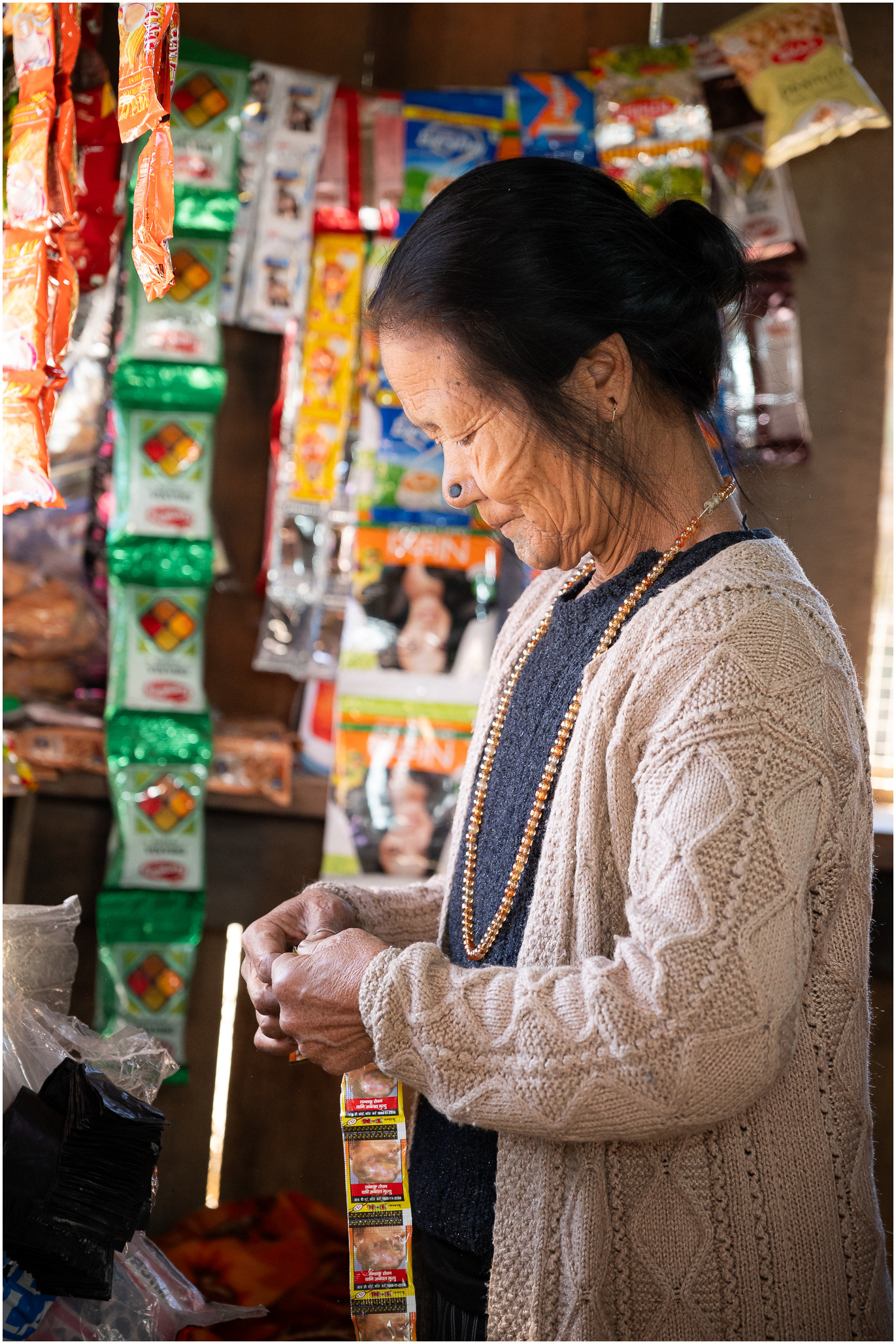 Some women manage small businesses like for example, a convenience store