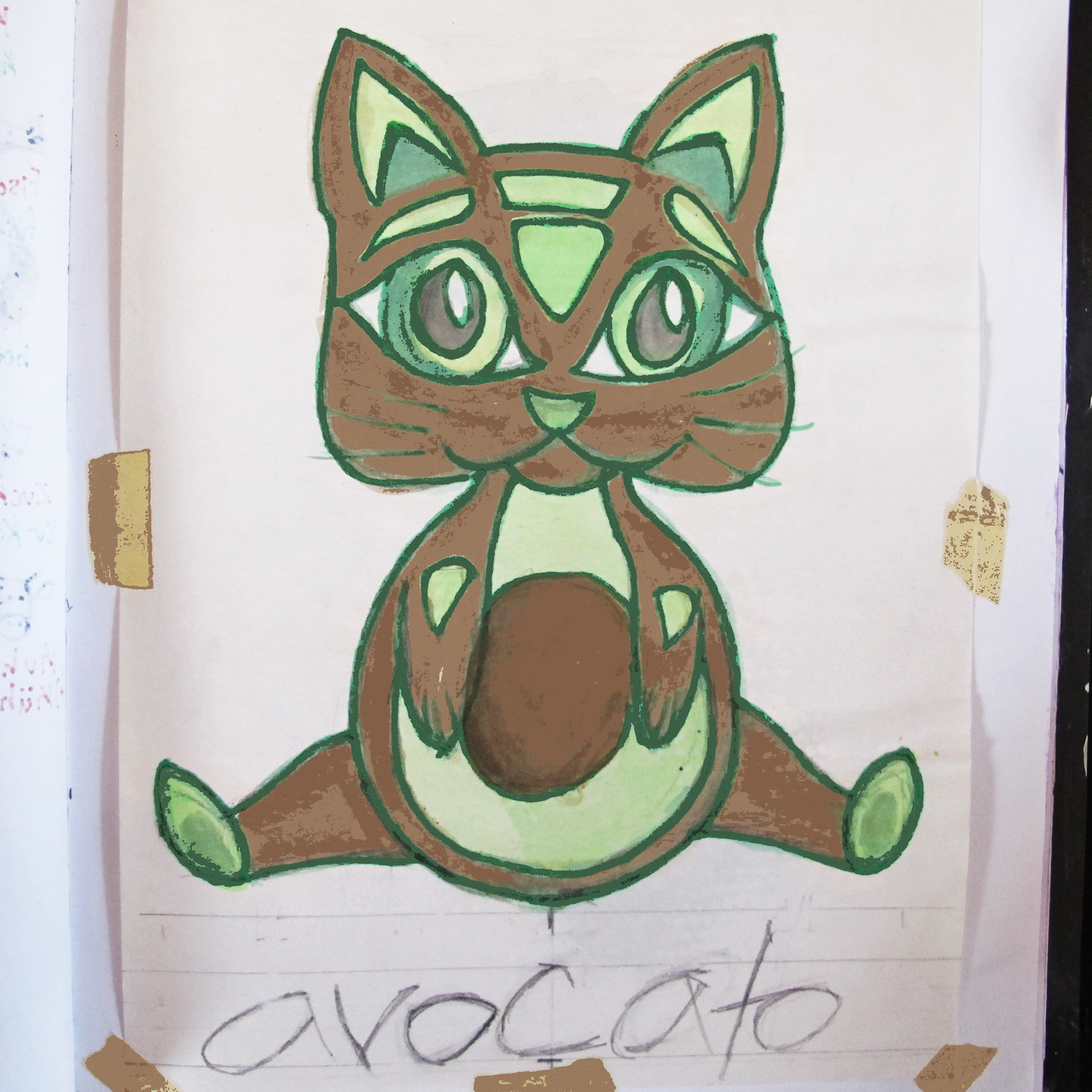 Overripe Avocato Sketch