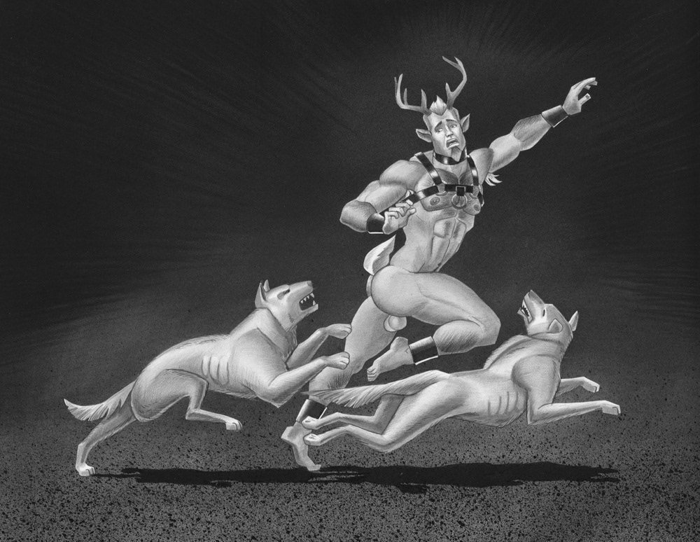 Actaeon, 2011, 14"x10""