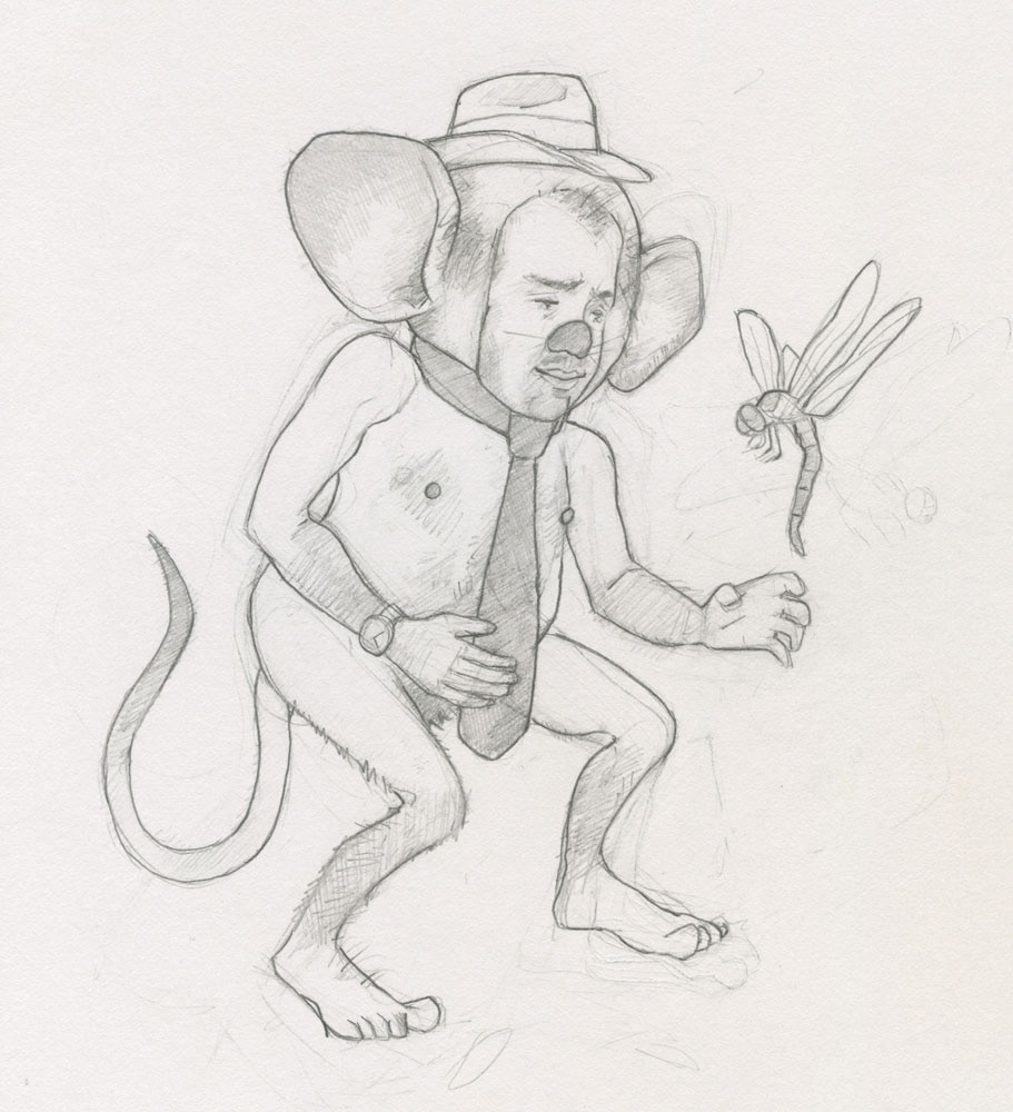 "Mouse Detective", 1992, 7"x8", $30