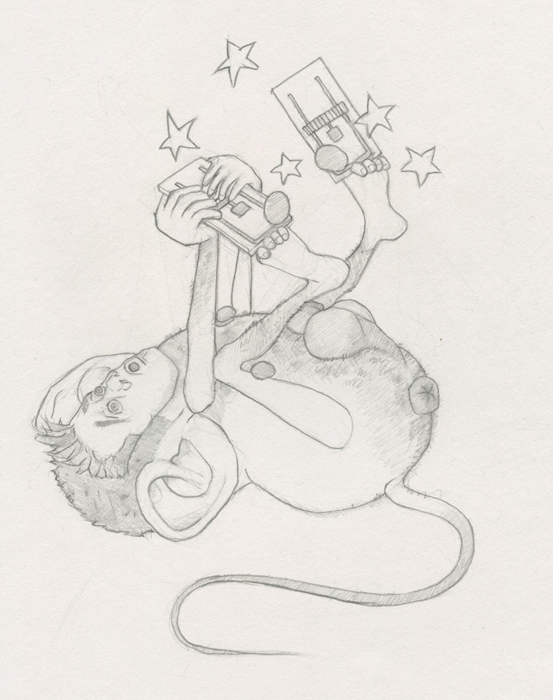 "Mousetrapped", 1992, 7"x9", $30